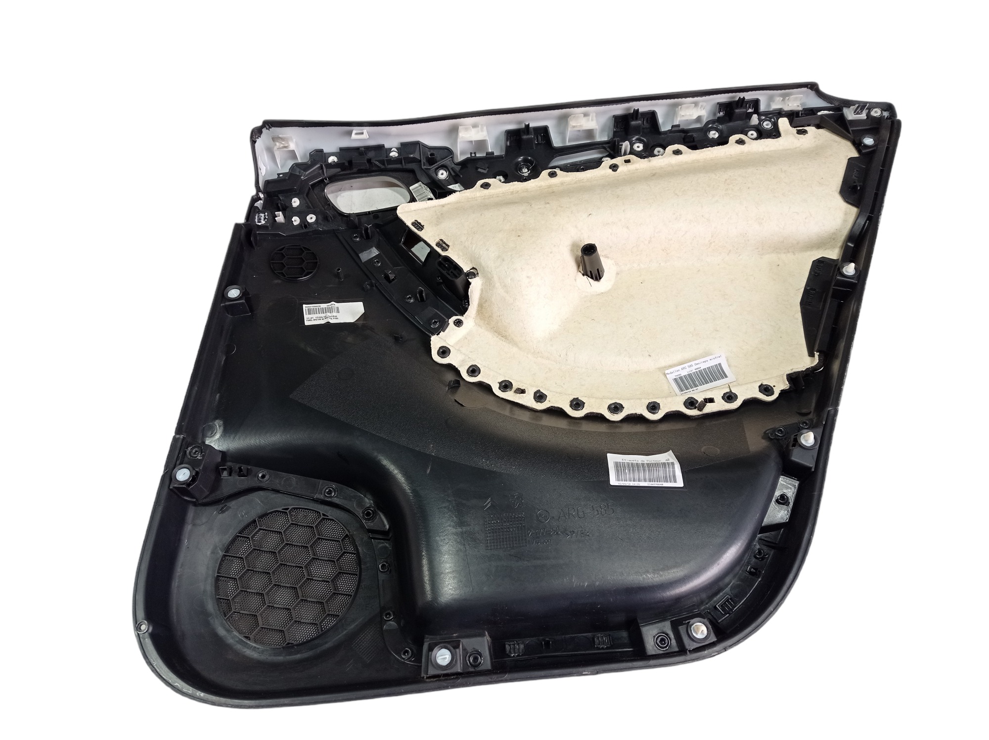 Forro Porta Traseira Esquerda Citroen C4 2011 V227 Cinza 6
