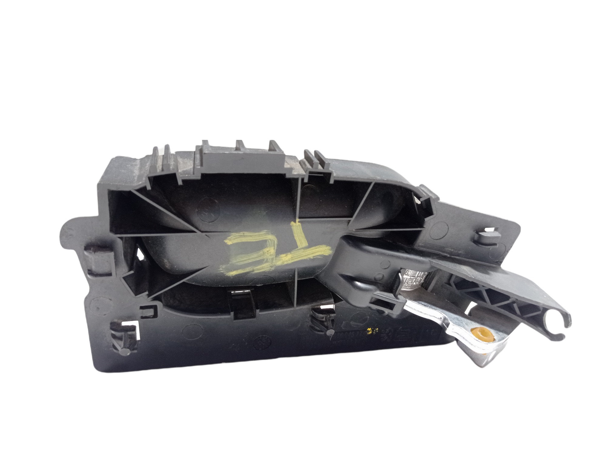 Maçaneta Interna Traseira Esquerda Peugeot 307 2007 V241 Prateado 3