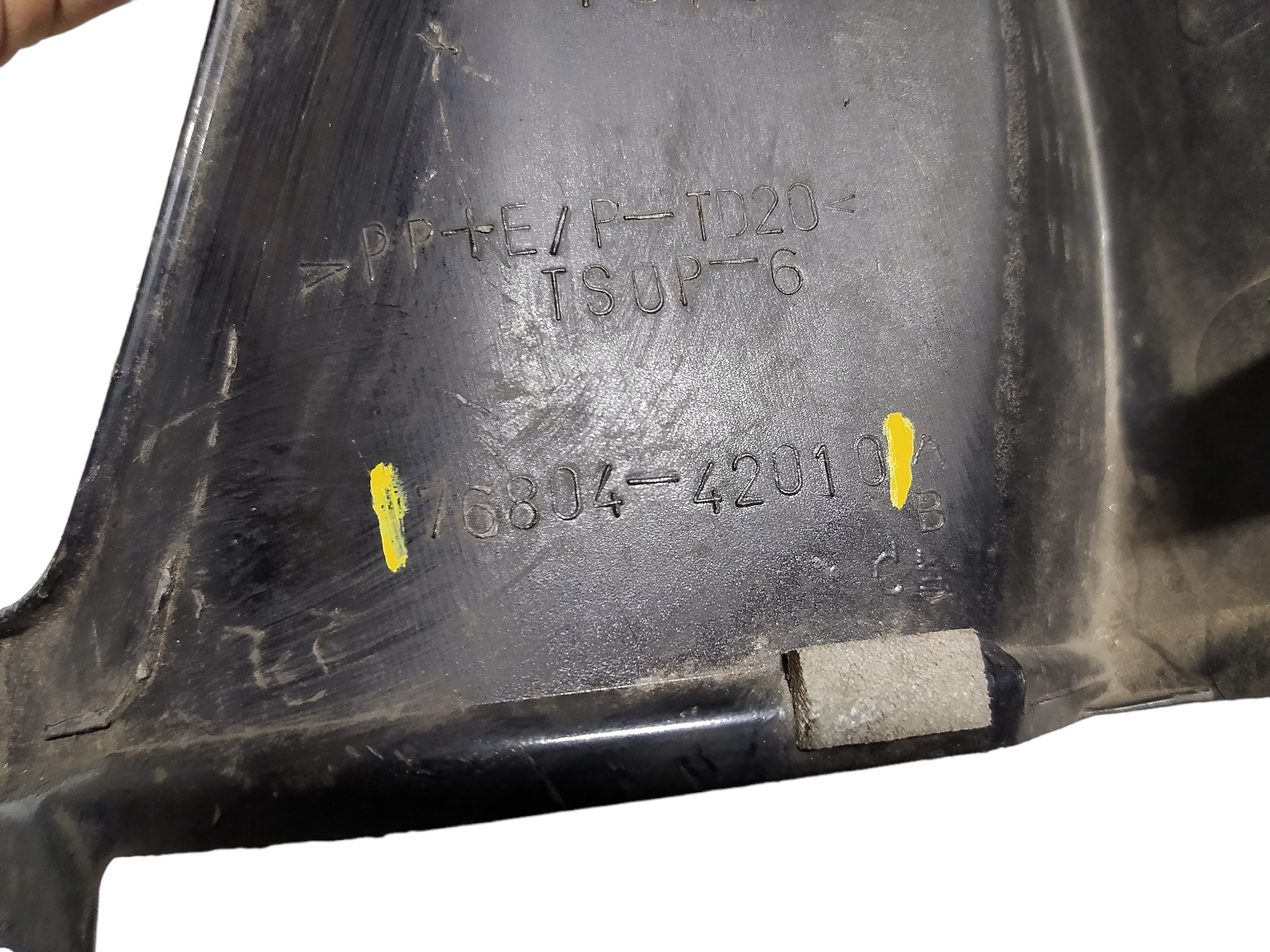 Aplique  Esquerdo Tampa Traseira Toyota Rav4 2009 V78 Preto 7