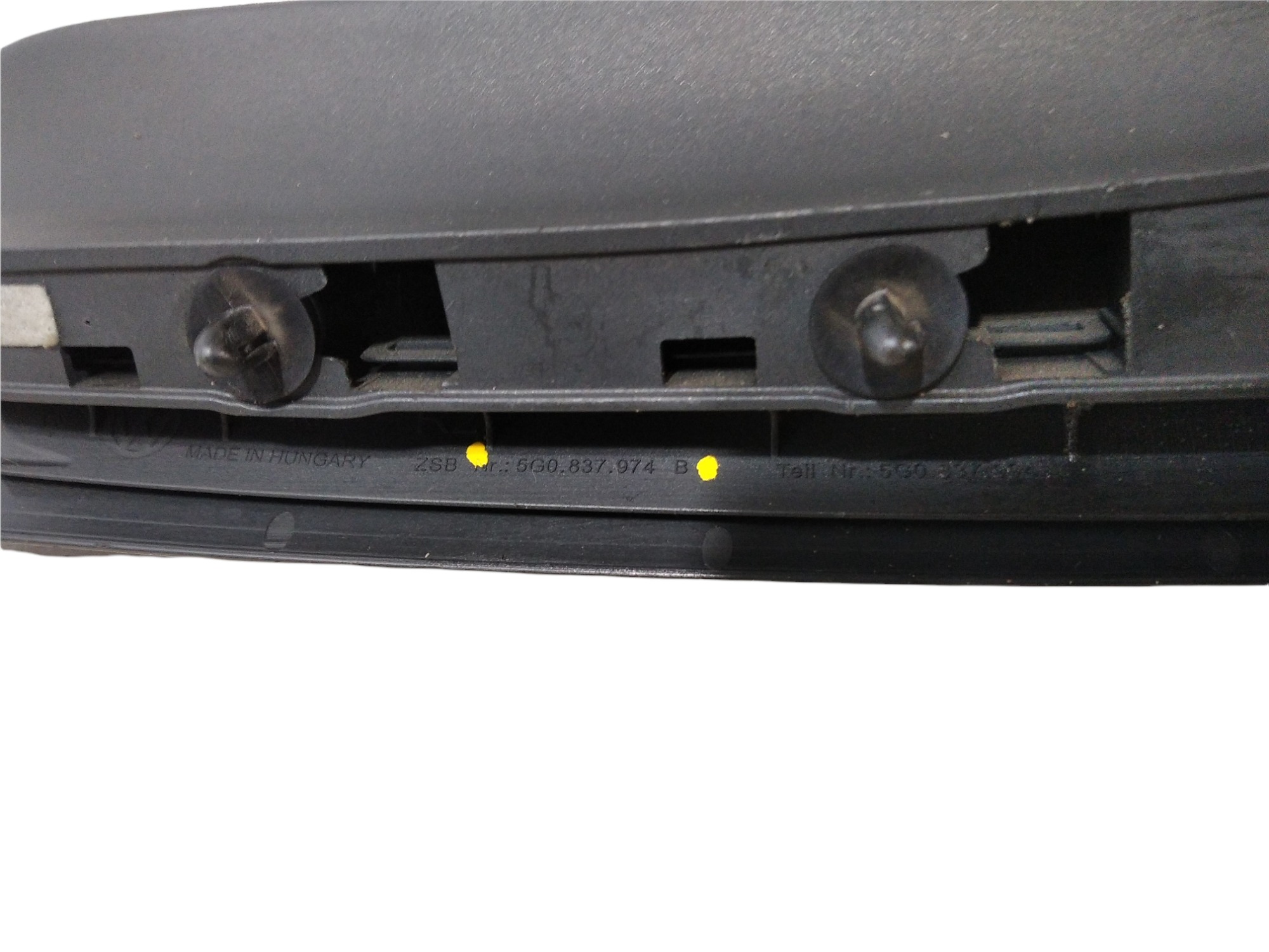 Acabamento Interno Retrovisor Direito Vw Golf Gti 2015 V265 3