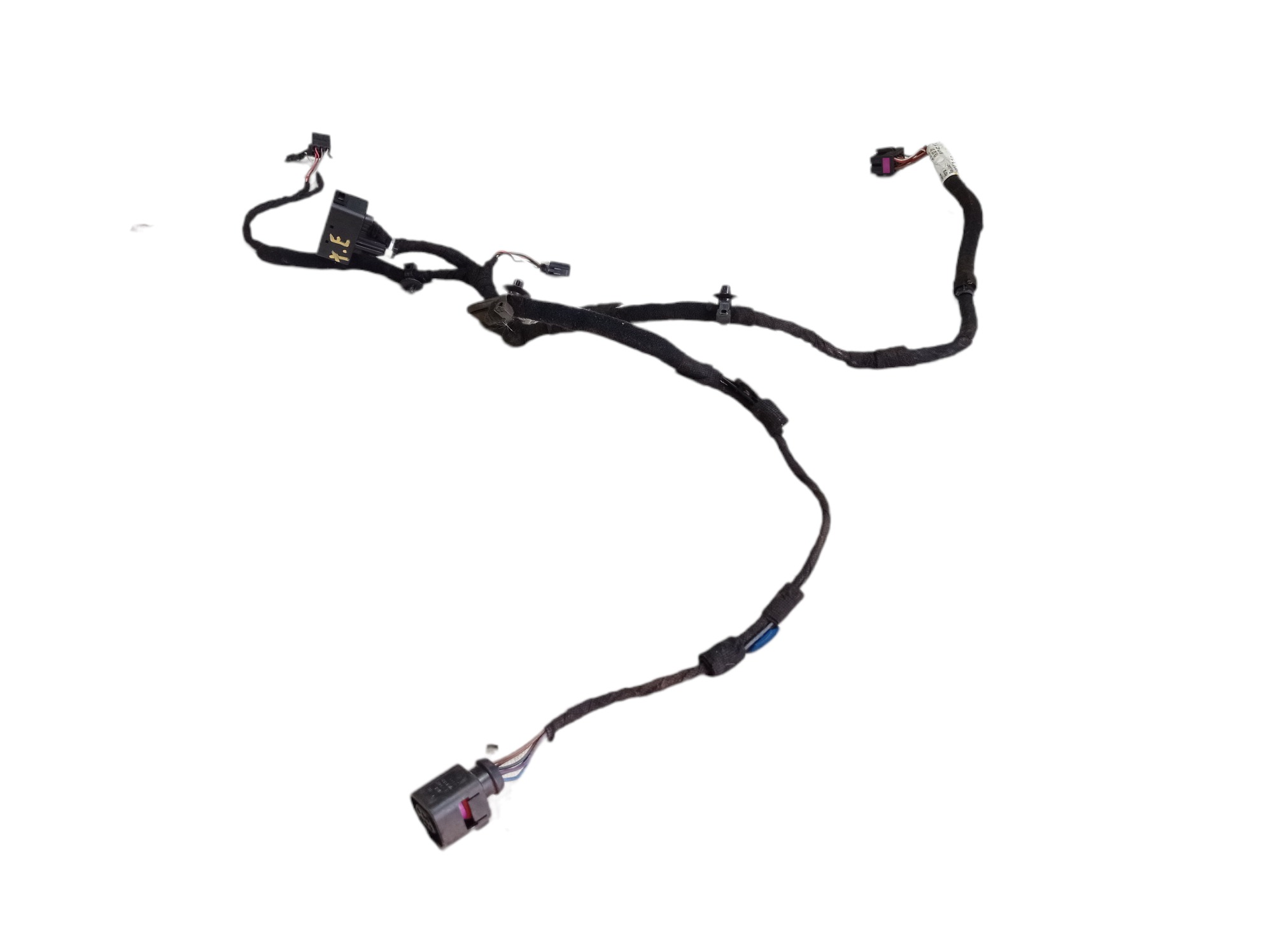 Chicote Porta Traseira Esquerda Vw Golf Sportline 08 V584 2