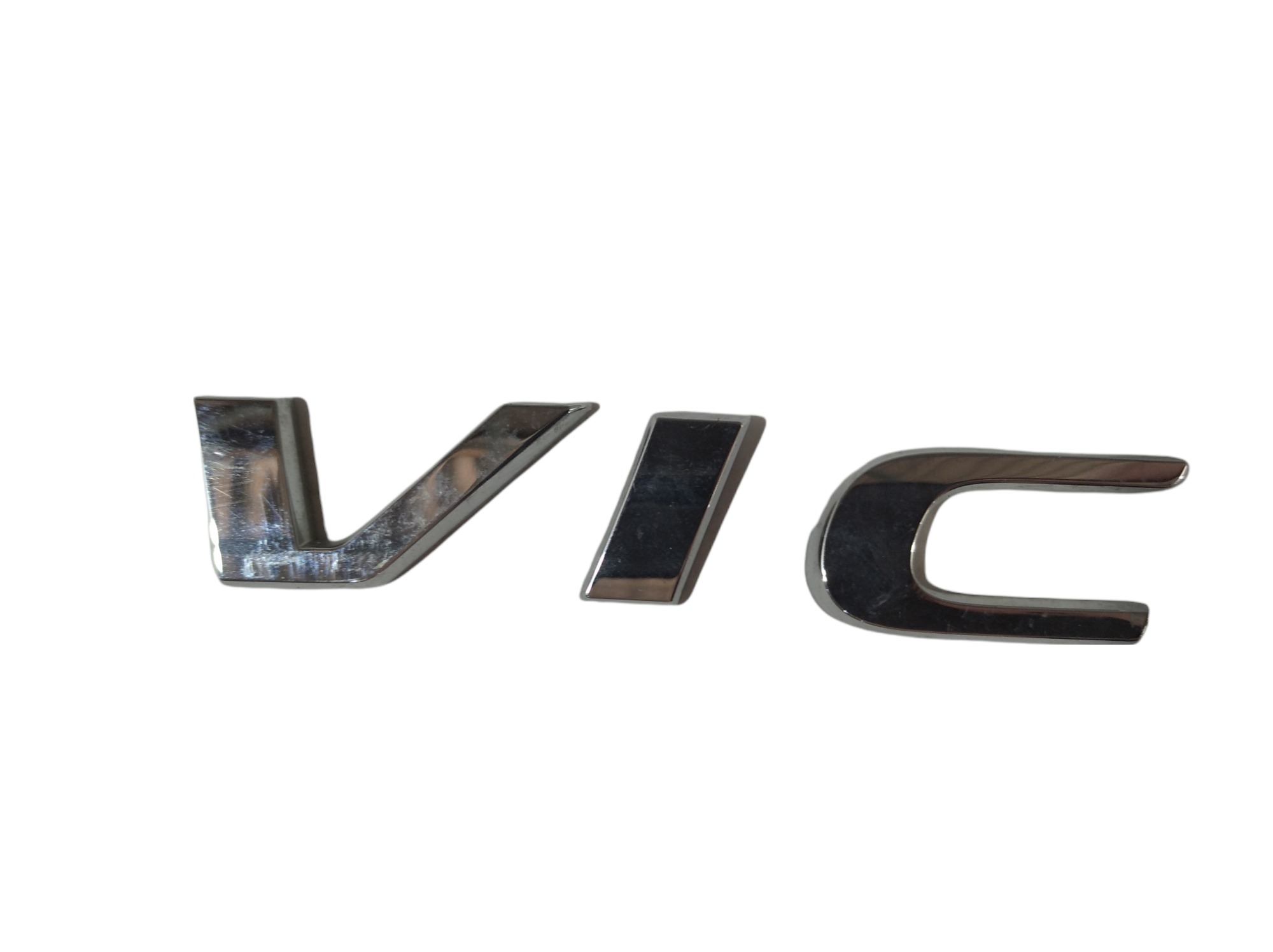 Emblema Tampa Traseira Honda Civic G10 2017 V328 Prata 4