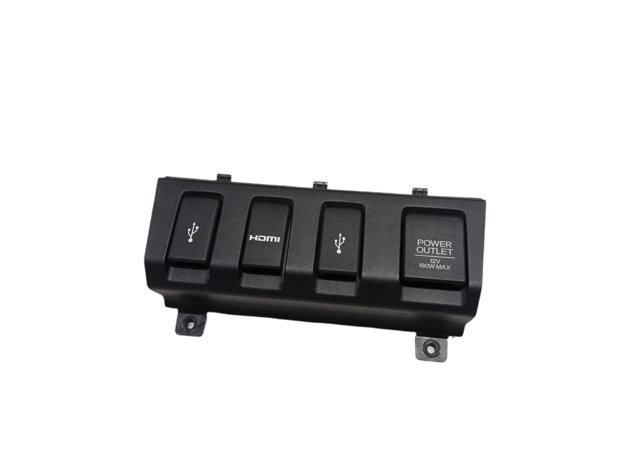 Moldura Tomada 12v Entrada Usb Honda Hrv 2016 A 2021 V322 Preto 1