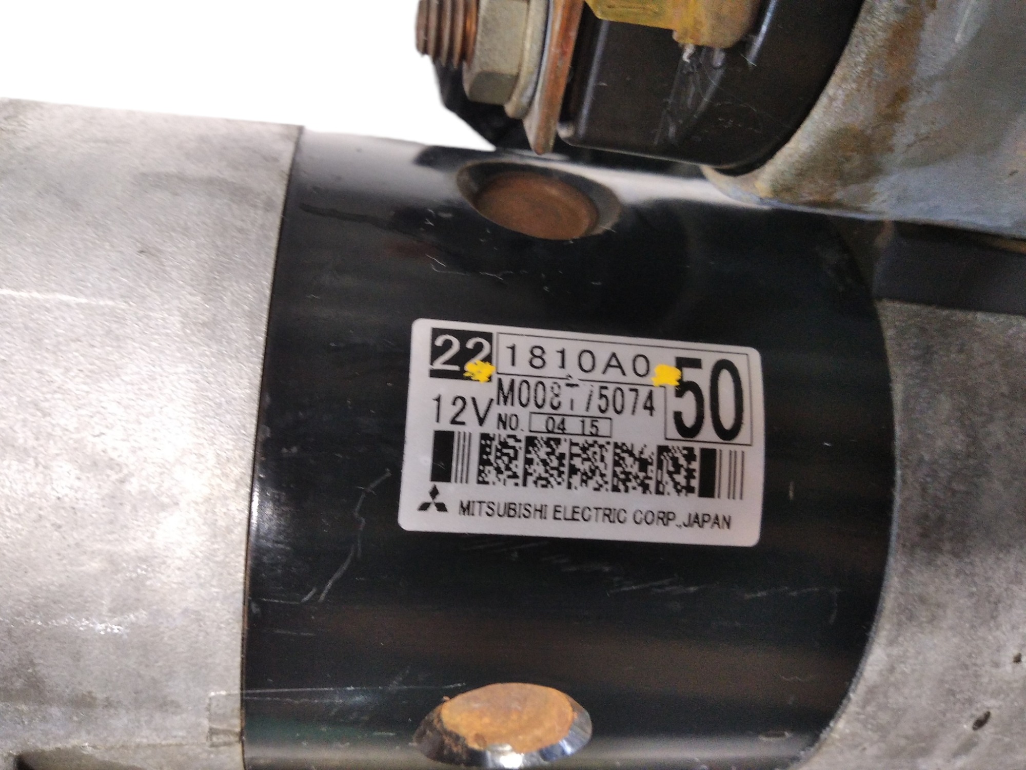 Motor Arranque Pajero Full 3.2 2010 A 2016 M008t75074 V455 3