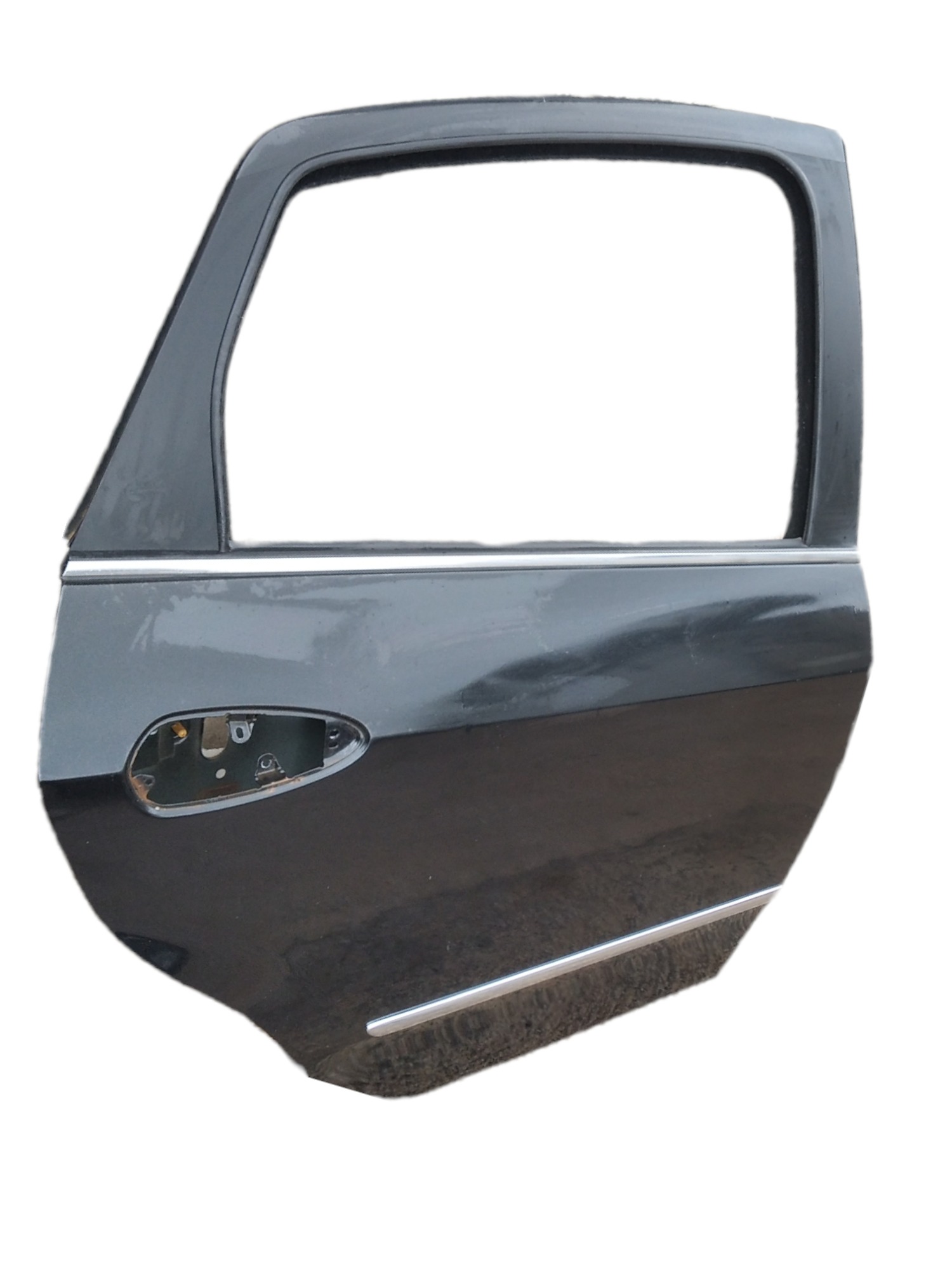 Porta Traseira Direita Fiat Linea 2012 V468 Traseira Direito Preto 3