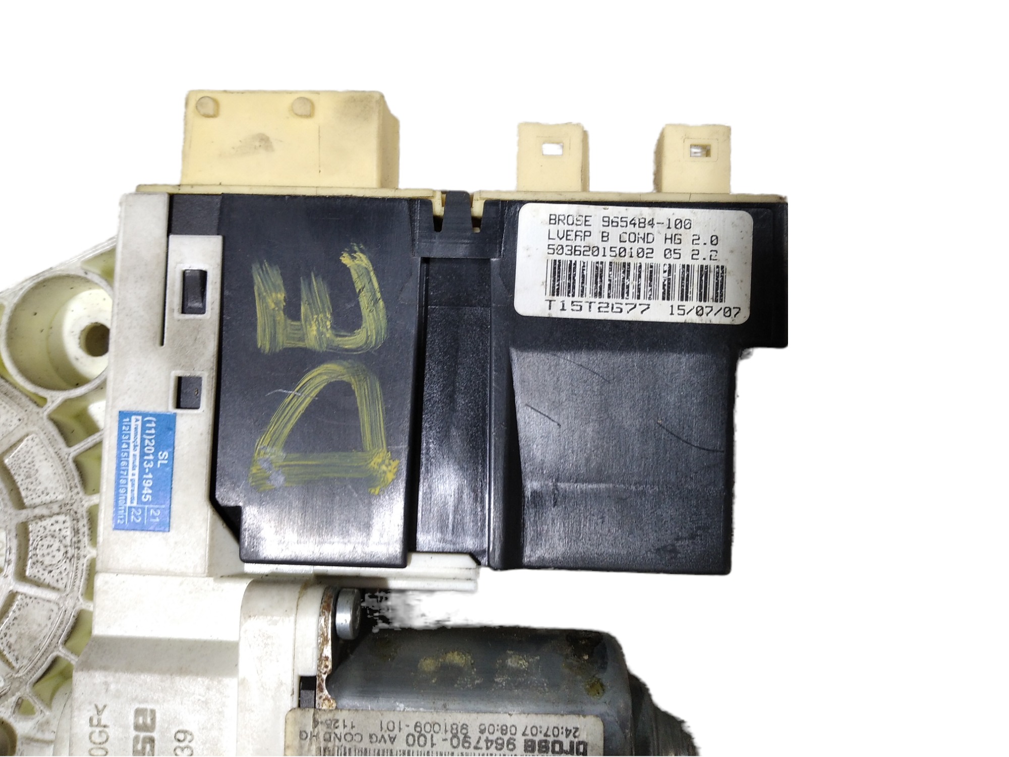 Motor Máquina Vidro Dianteira Esquerda Peugeot 307 07 V241 7