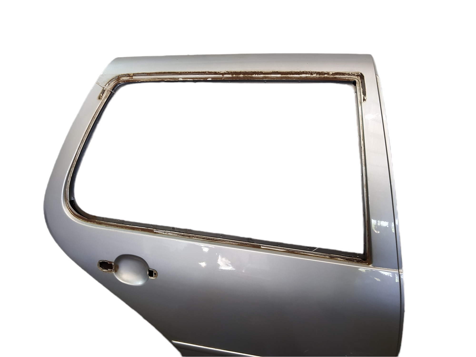 Porta Traseira Direita Vw Golf 2.0 2001 V454 Traseira Direito Prateado 4