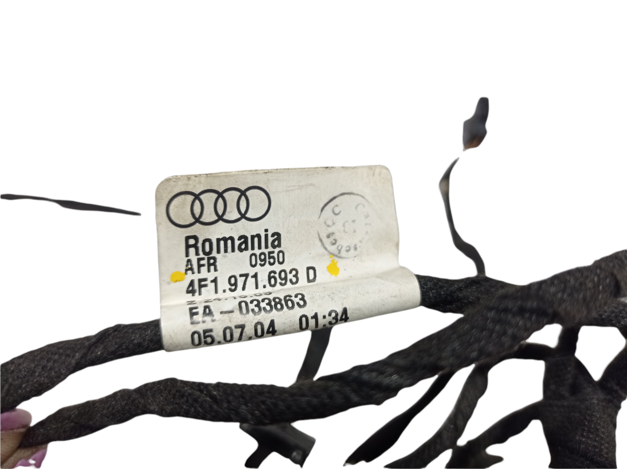 Chicote Forração Porta Traseira Esquerda Audi A6 2005 V29 7