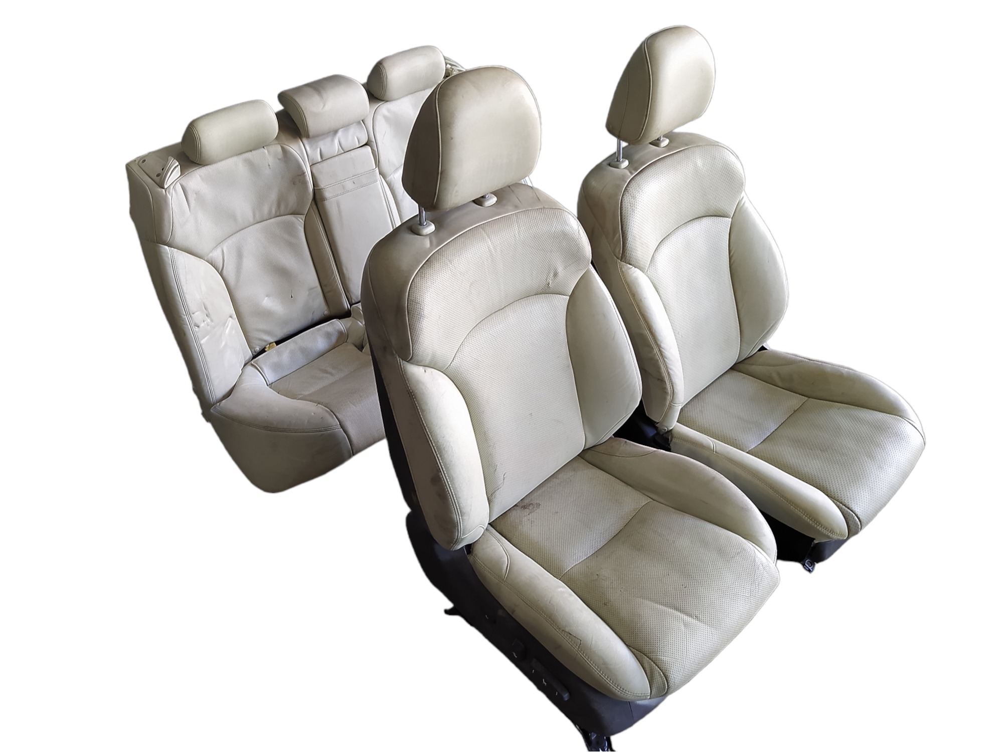 Jogo Banco De Couro  Lexus Is300 3.0 V6 2012 V545 Creme 3