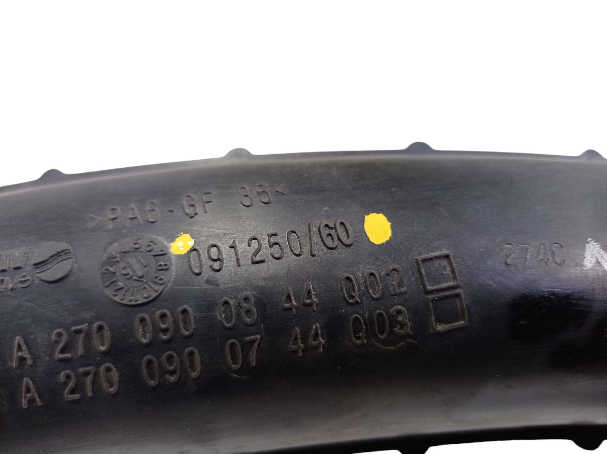 Duto De Ar Tbi Mercedes Gla 200 2016 091250/60 V568 5