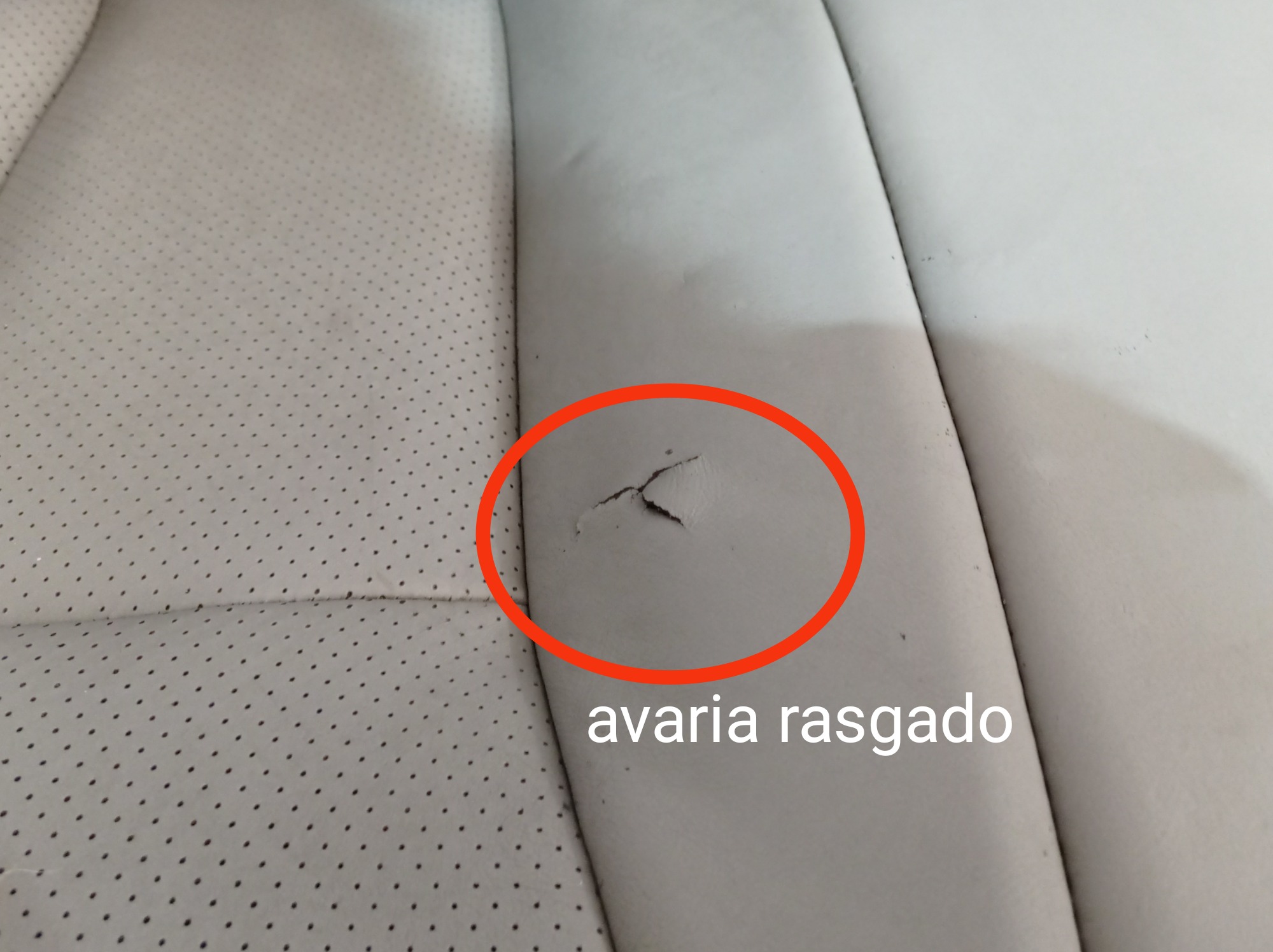 Jogo Banco De Couro Kia Opirus 3.8 2008 V581 Beje 8