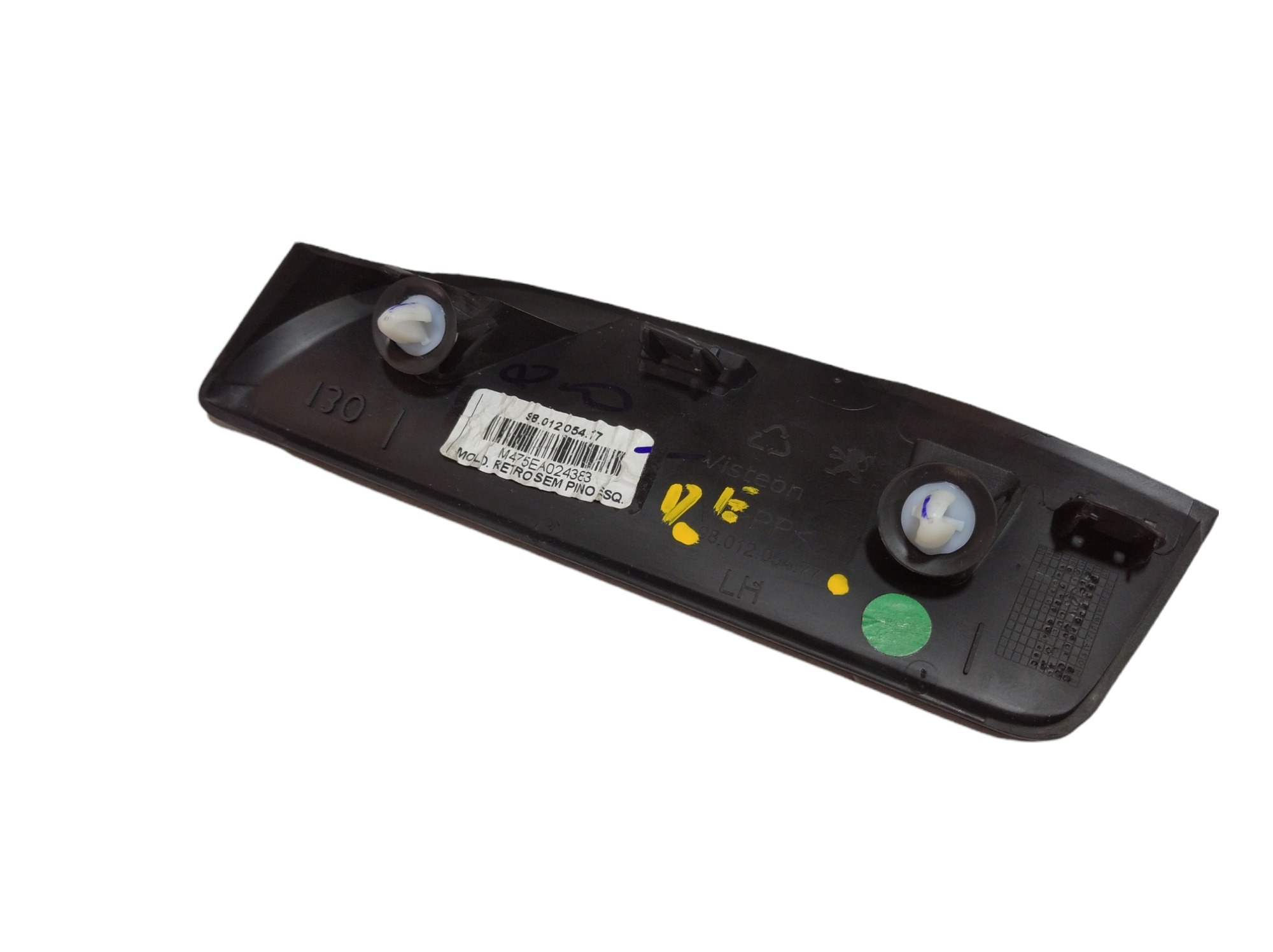 Acabamento Retrovisor Dianteiro Esquerdo Peugeot V437 Preto 6