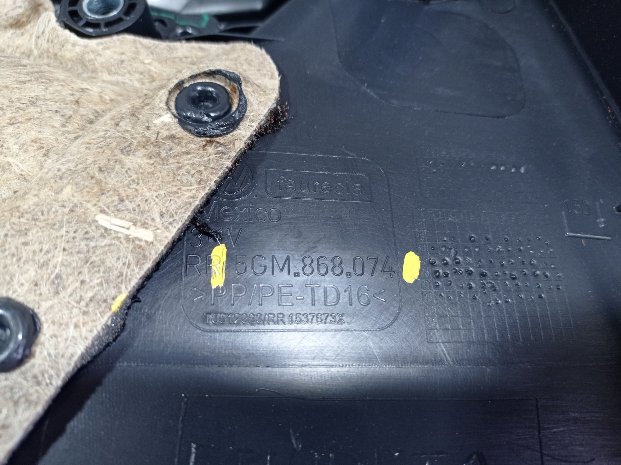 Forro Porta Traseira Direita Vw Golf Gti 2019 V563 7