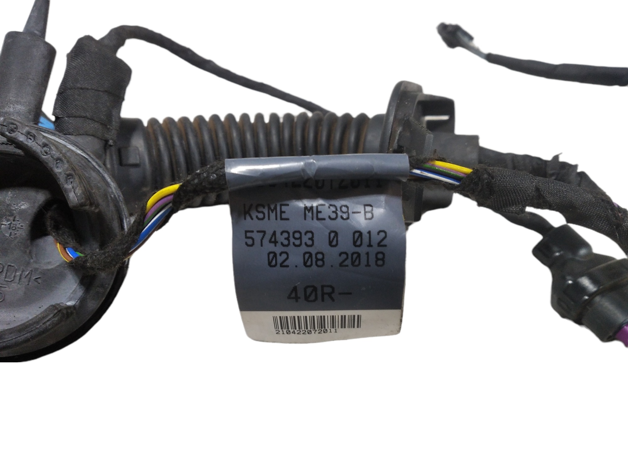 Chicote Porta Dianteira Direita Audi A3 2019 Avaria Plug 9