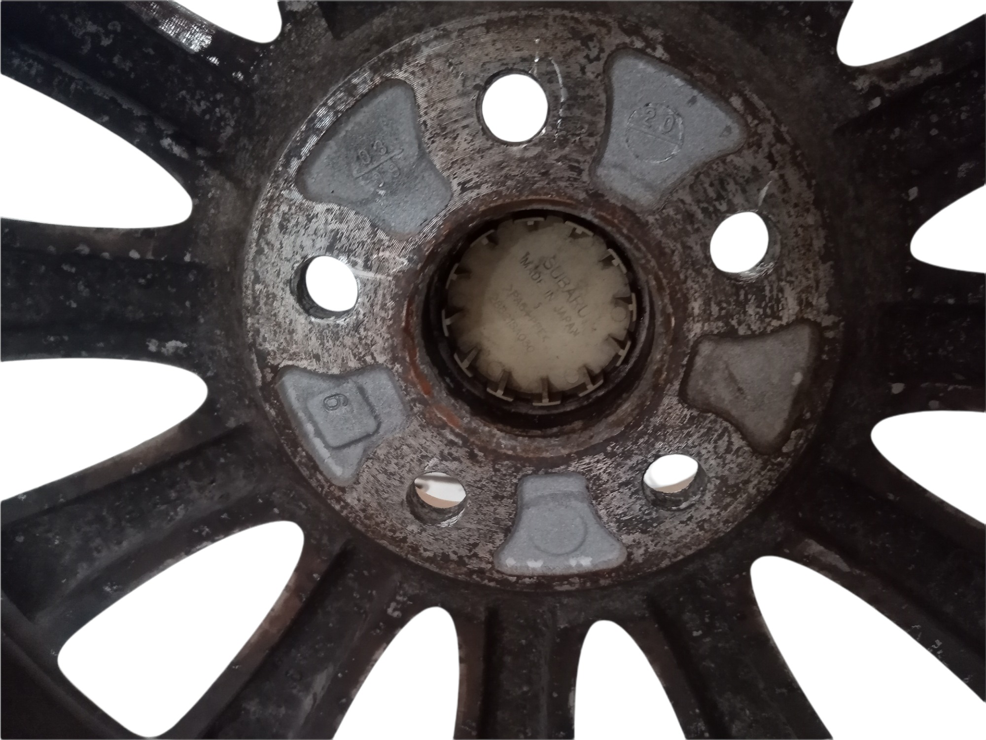 Roda Liga Alumínio Aro 16 5×100 Subaru Impreza 2009 V375 9