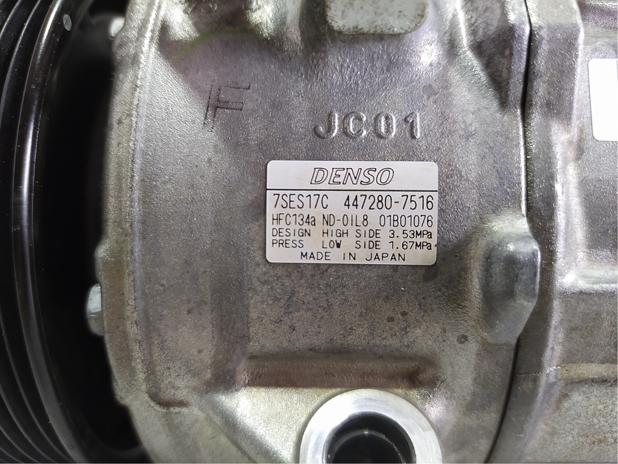 Compressor Ar Toyota Rav4 2.0 2018 4472807516 V553 8