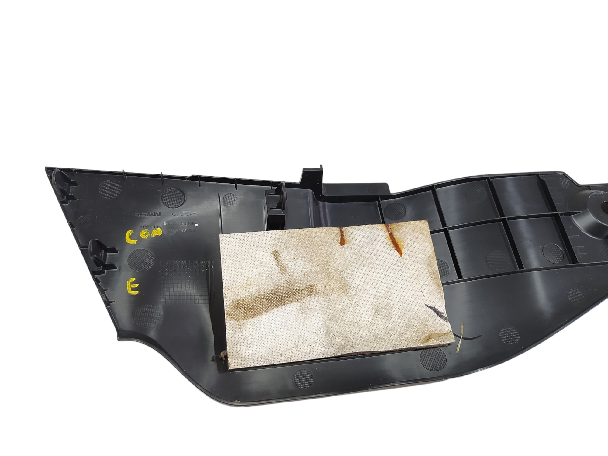 Acabamento Esquerdo Console Nissan Leaf 2019 V488 Preto 5