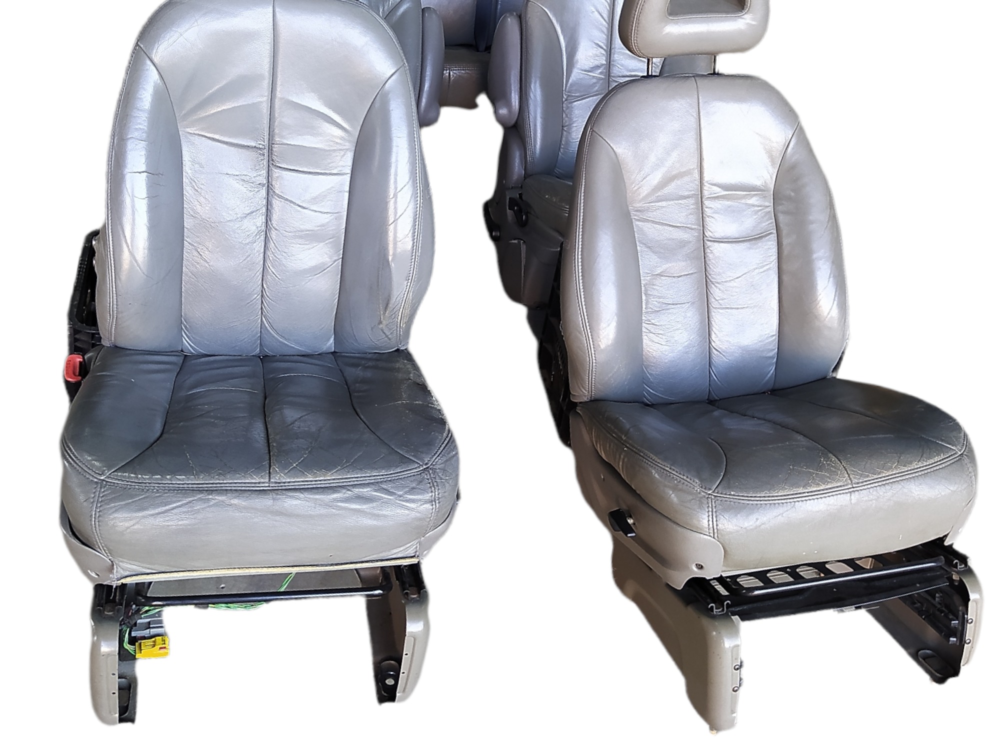 Jogo Banco Chrysler Grand Caravan 2003 V458 Cinza 3