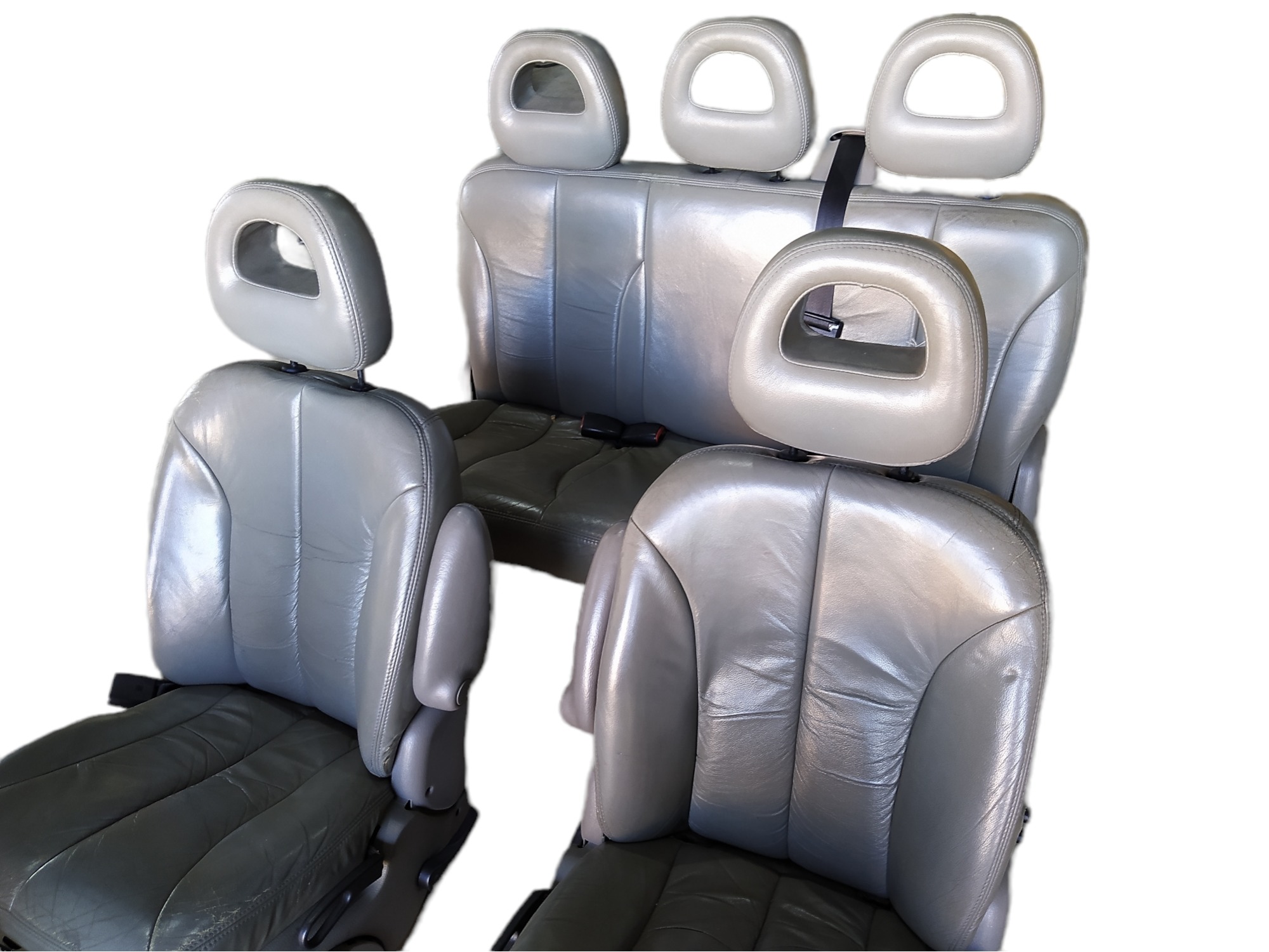 Jogo Banco Chrysler Grand Caravan 2003 V458 Cinza 2