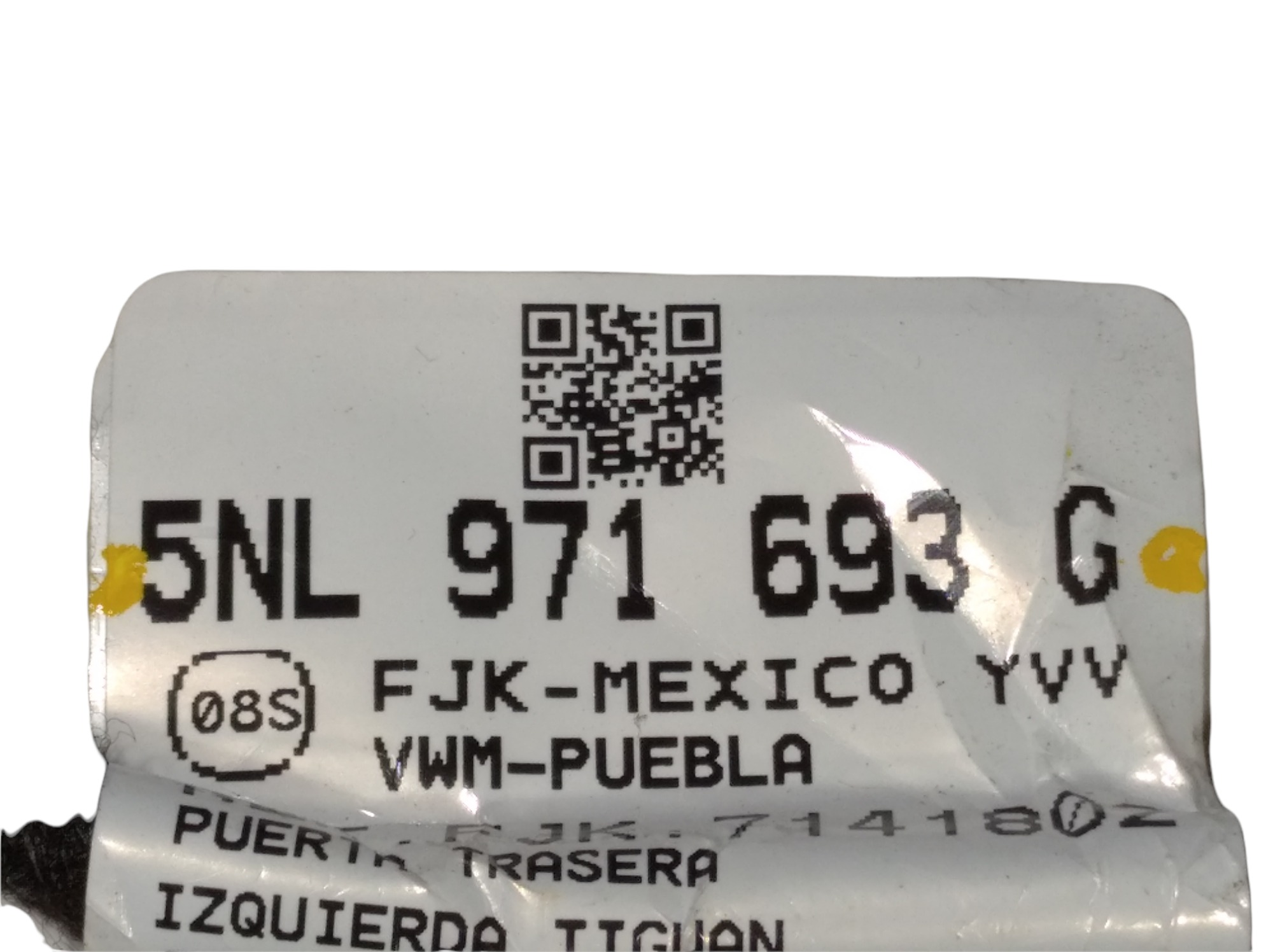Chicote Porta Traseira Esquerda Vw Tiguan 2019 5nl971693g 4