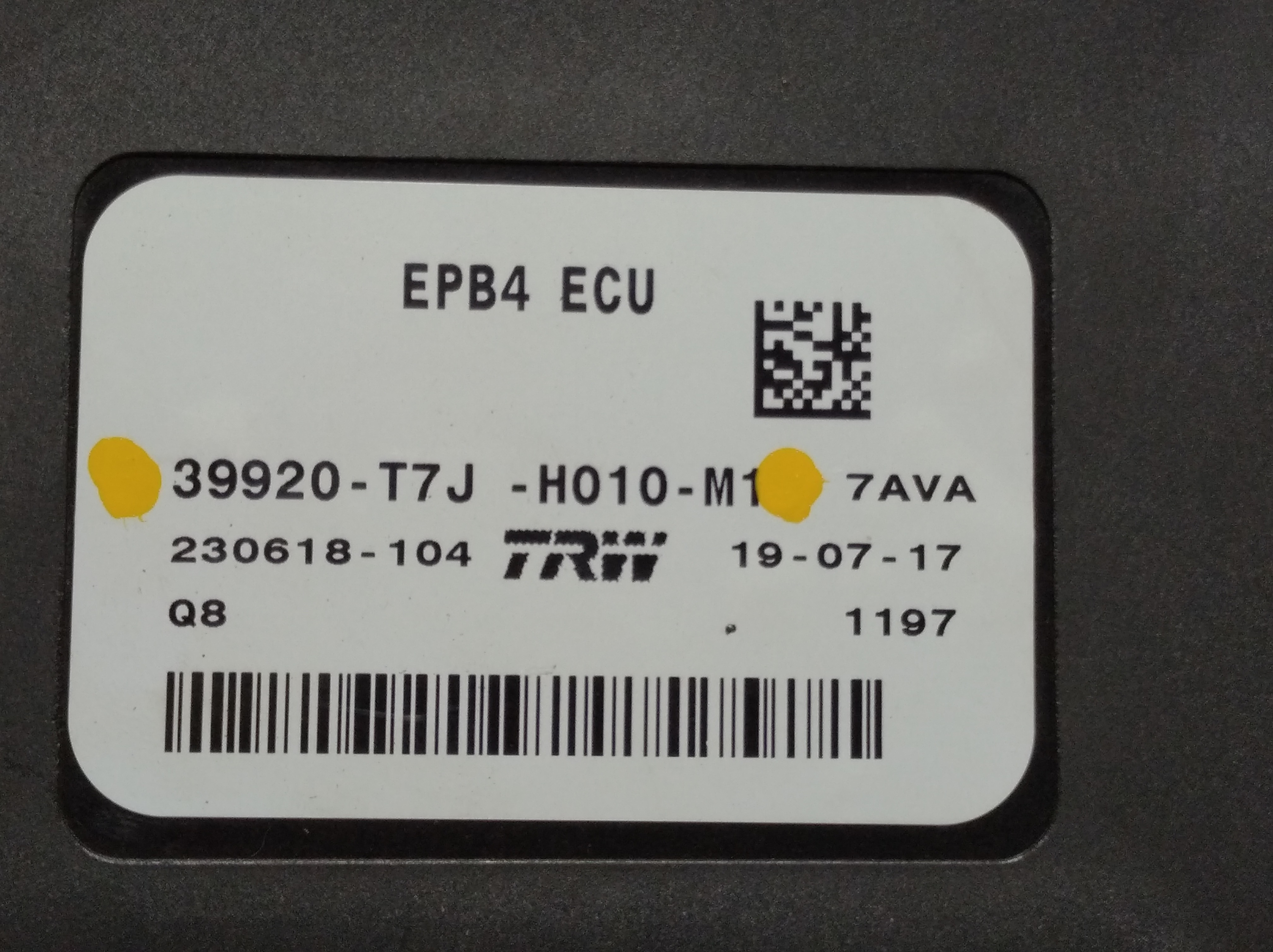 Modulo Estacionamento Honda Hrv 2017 A 2021 V322 8
