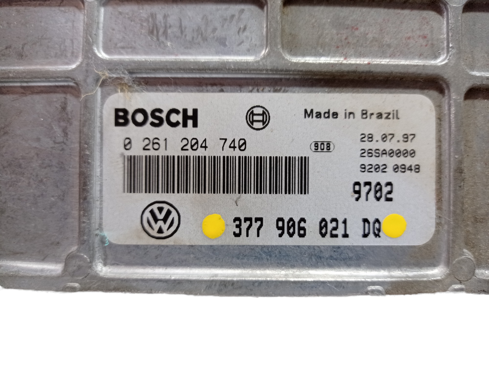 Modulo Injecao Vw Gol Parati 1.0 8v 1991 A 2002 V408 10