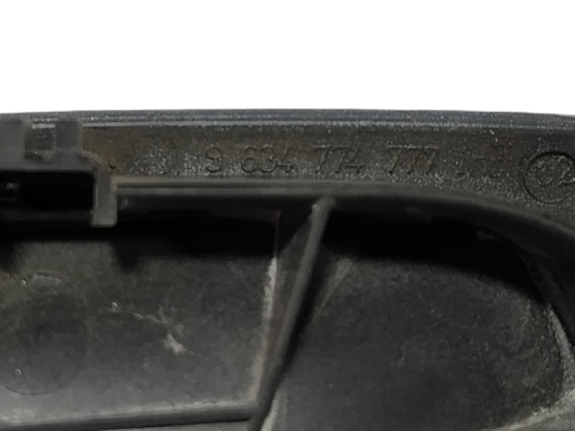 Maçaneta Interna Traseira Esquerda Peugeot 307 2008 V369 Prateado 3
