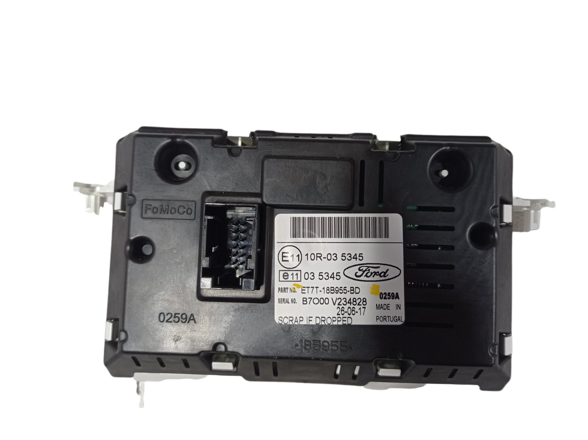 Tela Lcd Rádio Ford New Fiesta 1.6 2017 V330 Et7t18b955bd 7