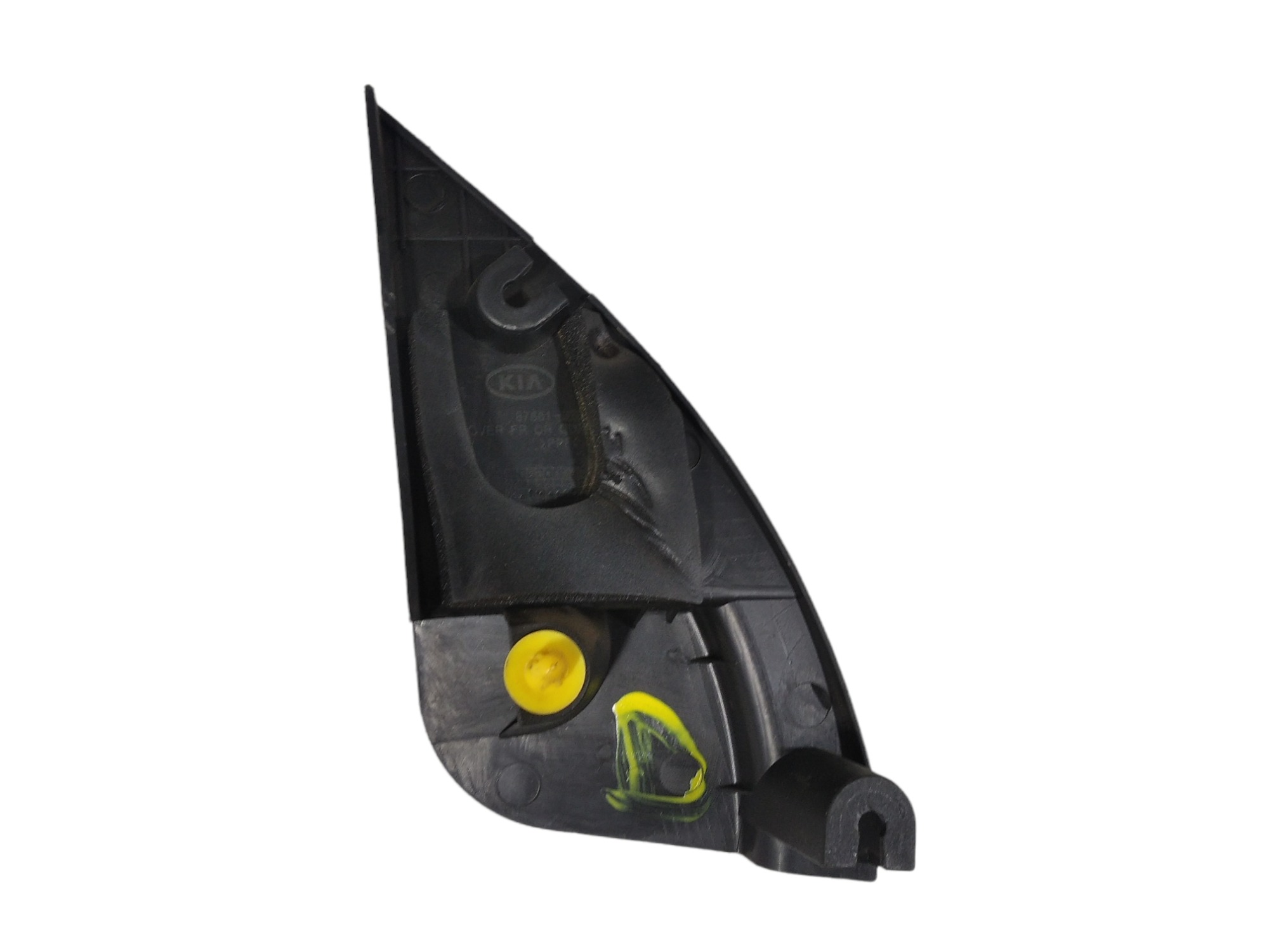 Acabamento Interno Retrovisor Direito Kia Picanto 2010 V299 Preto 4