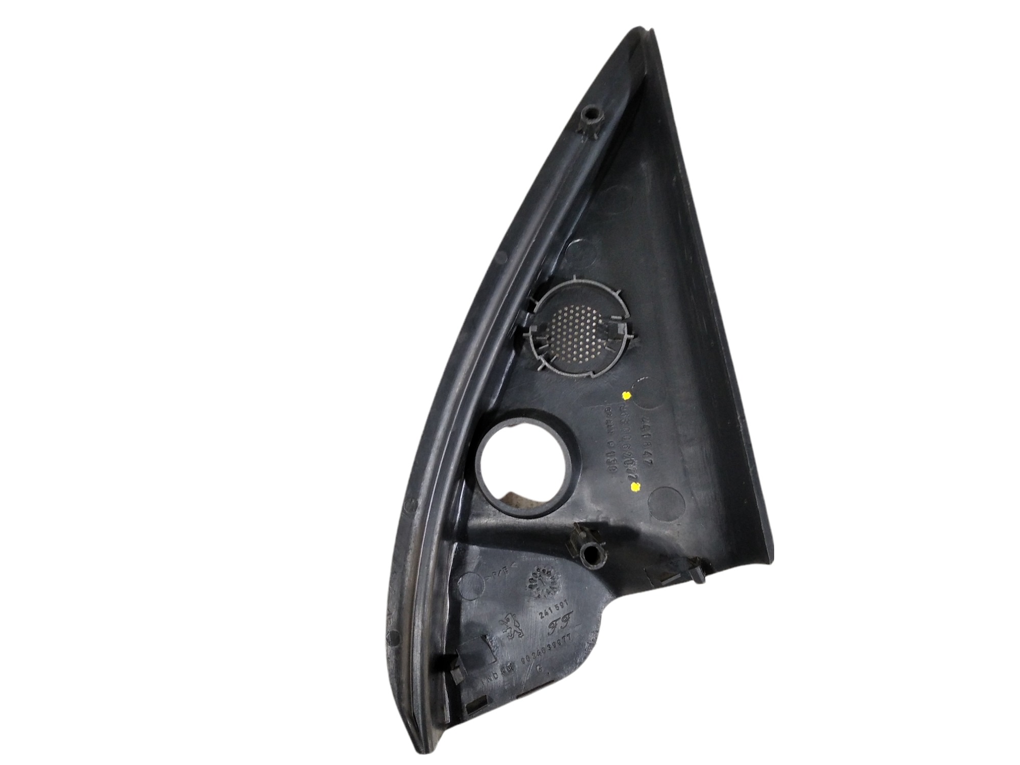 Acabamento Interno Retrovisor Esquerdo Peugeot 207 2011 V245 Preto 7