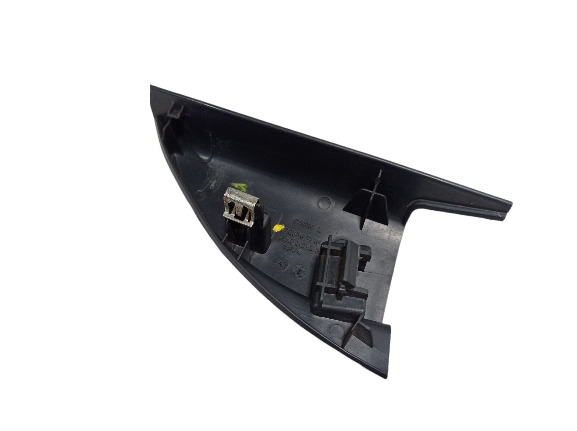 Acabamento Interno Retrovisor Esquerdo Honda City 2012 V296 Preto 2