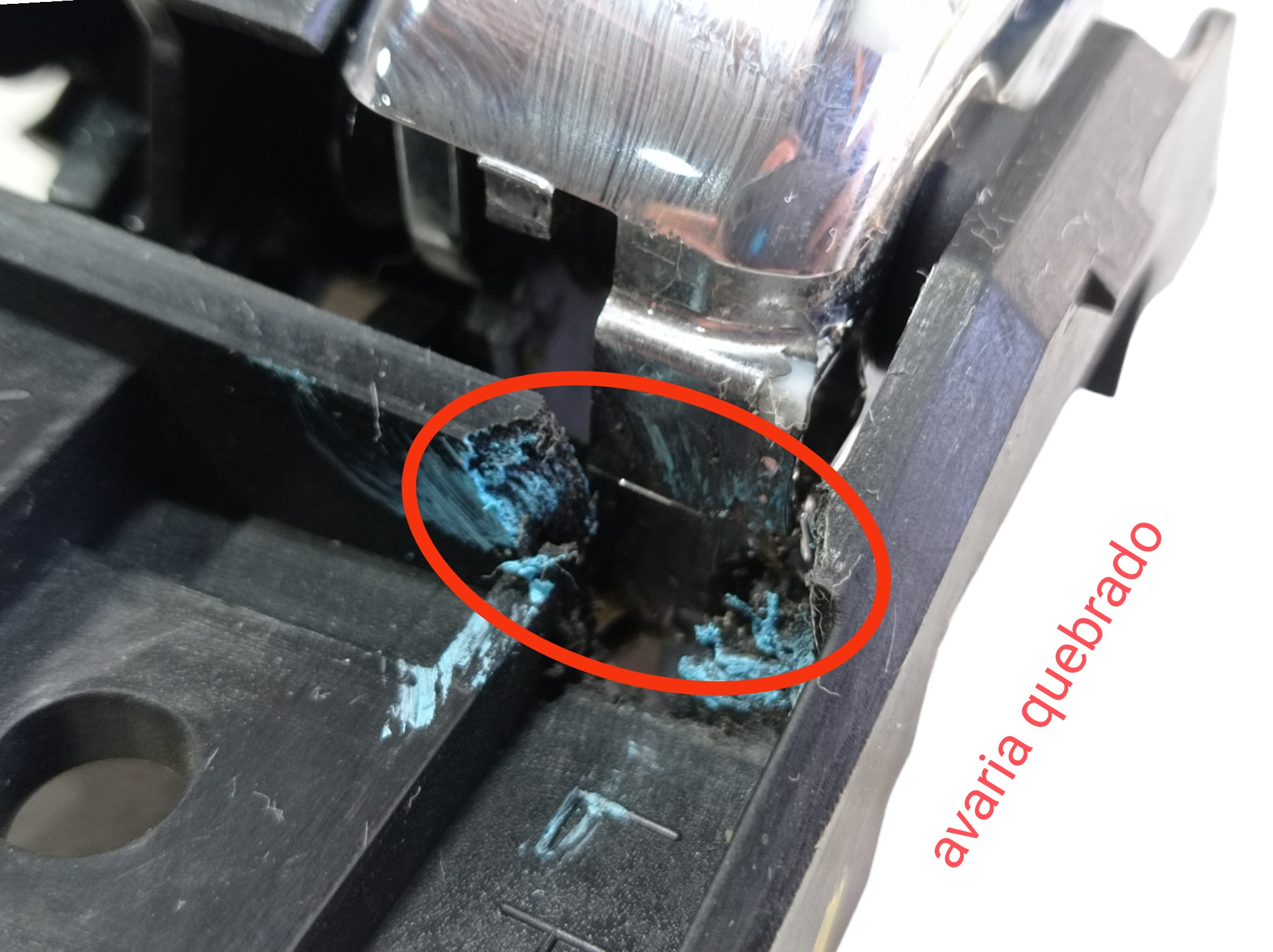 Maçaneta Interna Porta Traseira Esquerda Outlander 2014 V551 6
