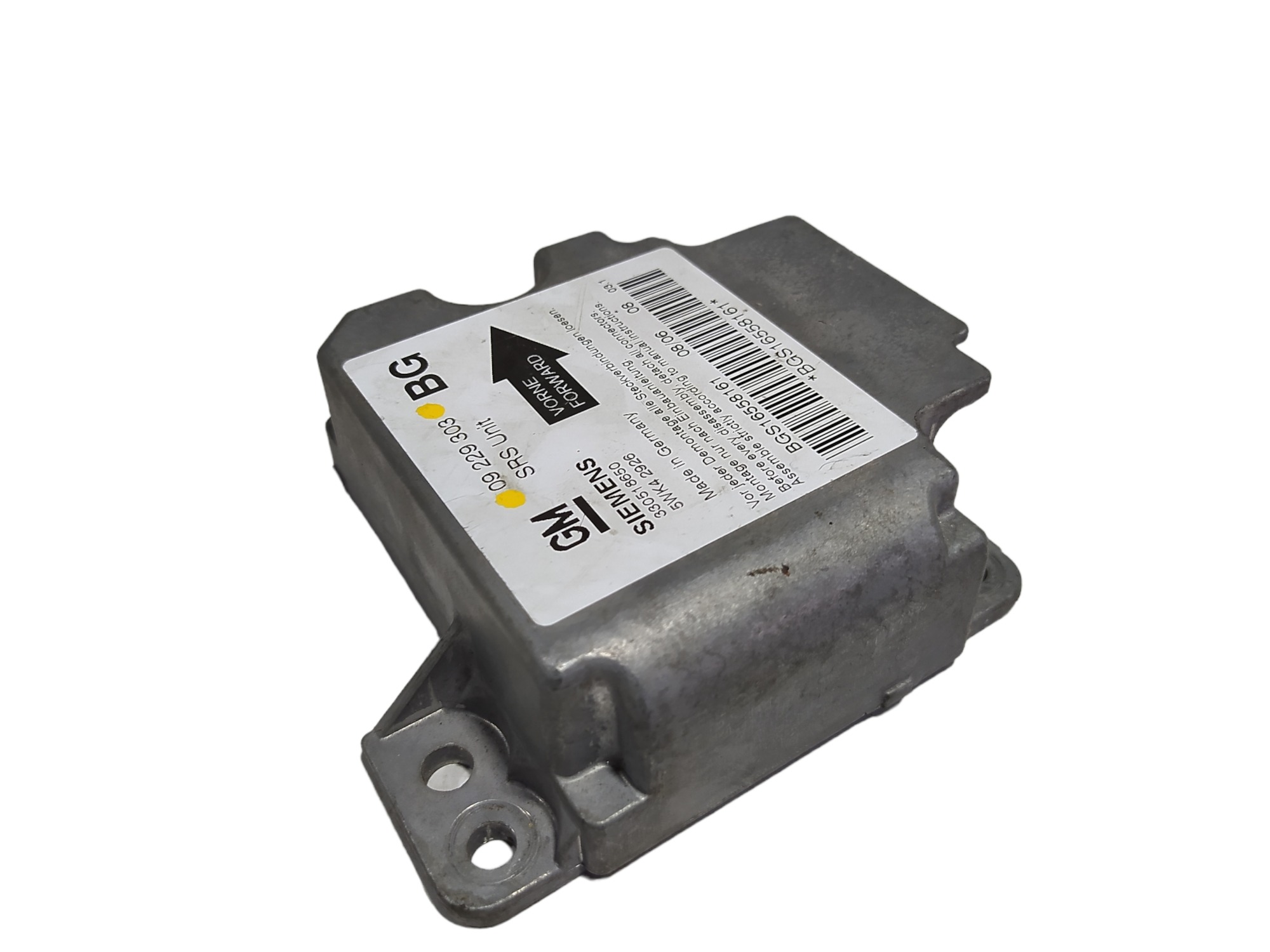 Módulo Central 09229303 Gm Zafira 2005 2.0 V472 5