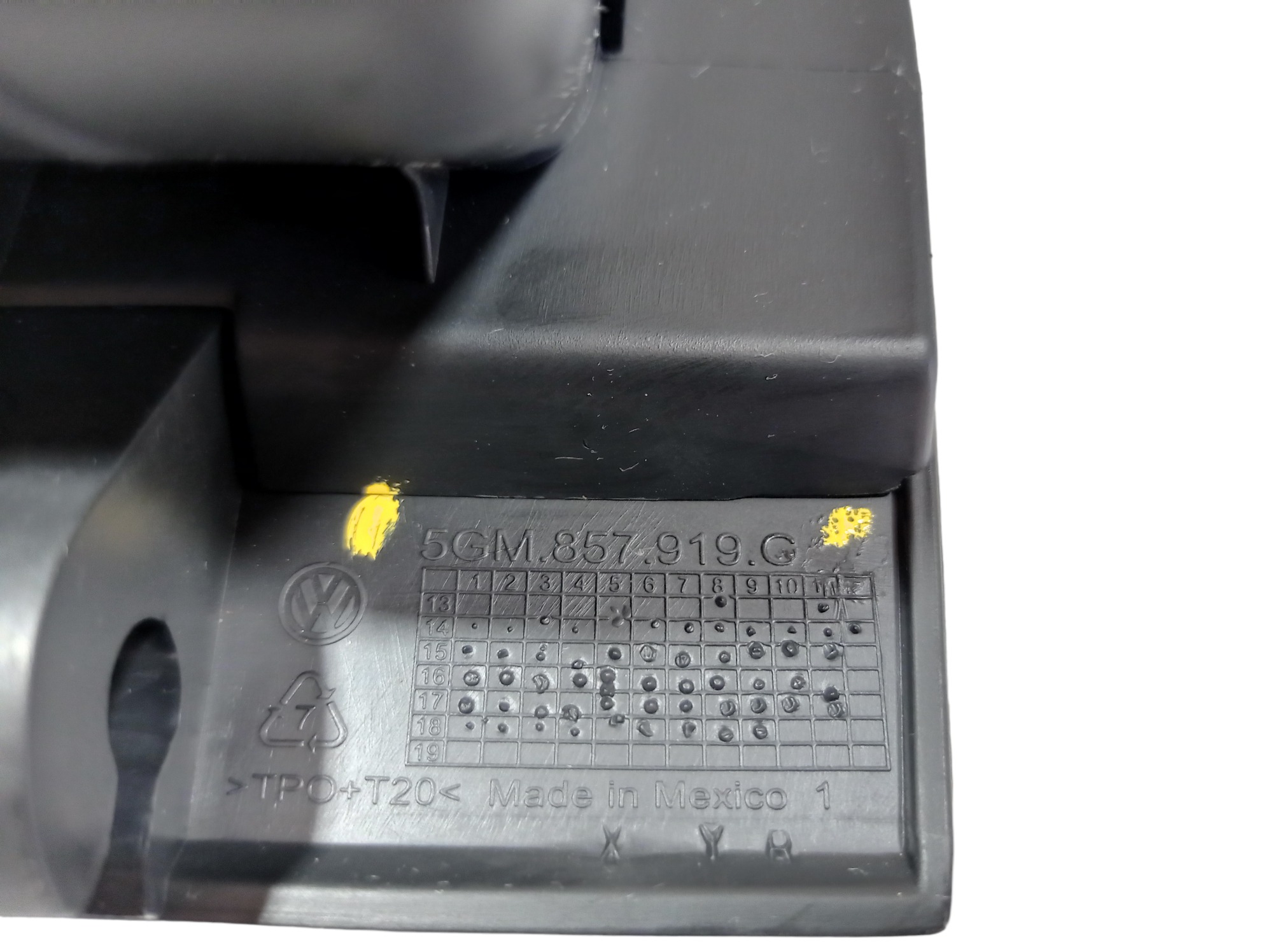 Porta Objetos Esquerdo Vw Golf Gti 2019 5gm857919c V563 8