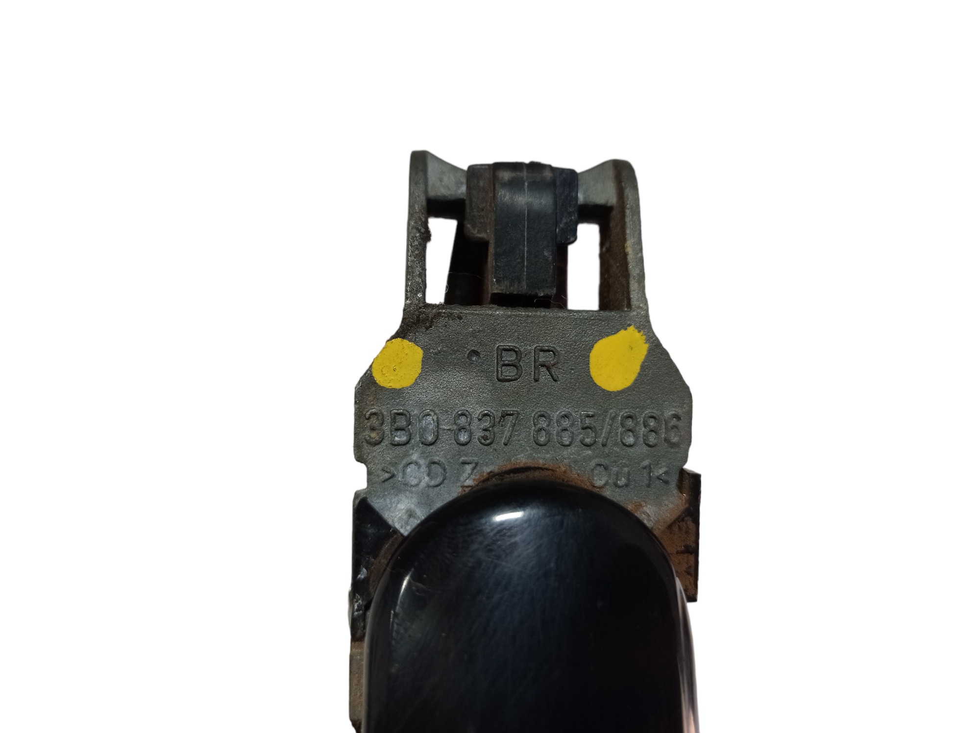 Maçaneta Externa Porta Dianteira Direita Vw Golf 08 V584 Preto Dianteira 6