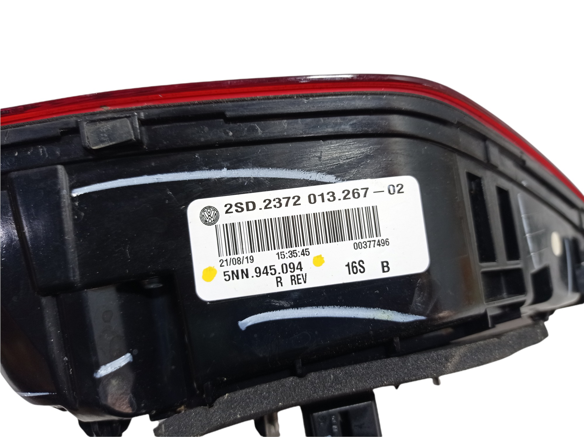 Lanterna Tampa Traseira Direita Vw Tiguan 2019 V419 7
