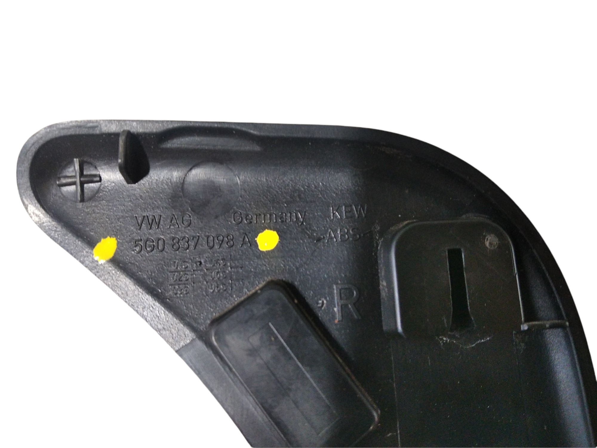 Acabamento Interno Retrovisor Direito Golf Tsi Gti 2019 V265 Preto 4