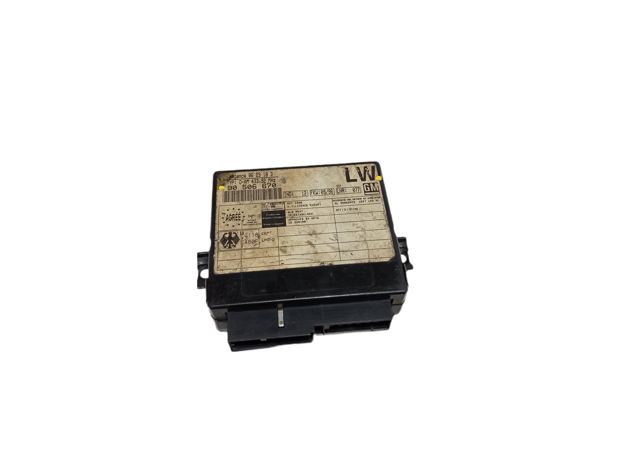 Modulo Conforto Gm Vectra 1995 90506670lw V00 6