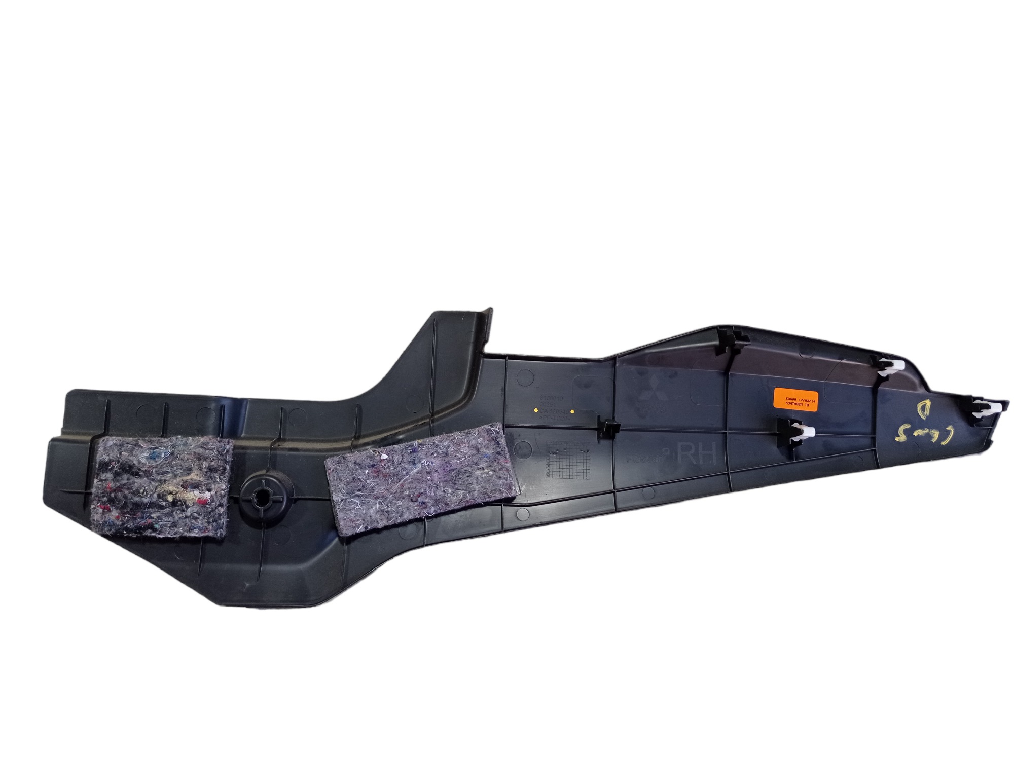 Acabamento Direito Console Mitsubishi Asx Cvt 2014 V574 2