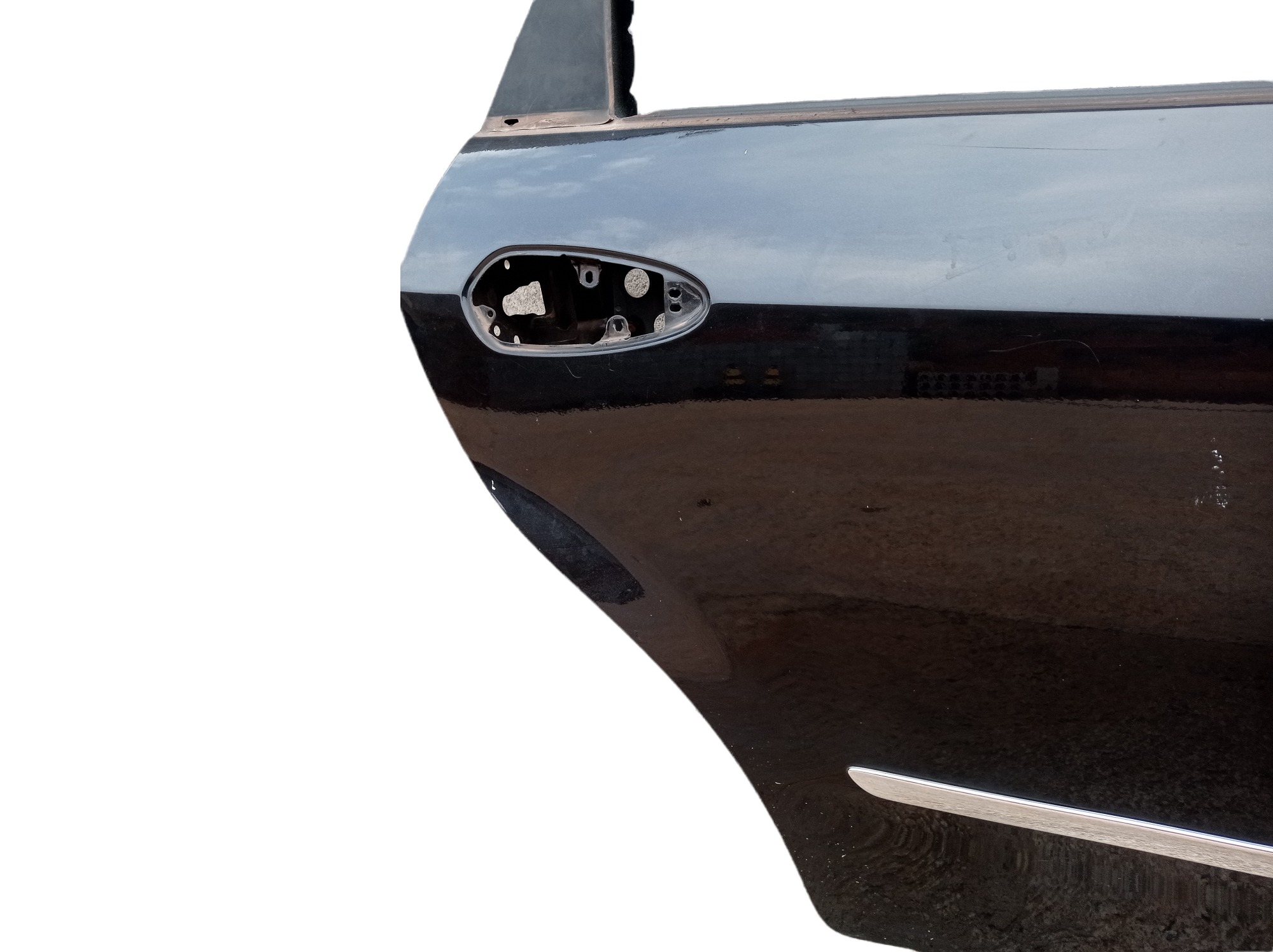 Porta Traseira Direita Fiat Linea 2009 2010 V433 Traseira Direito Preto 3