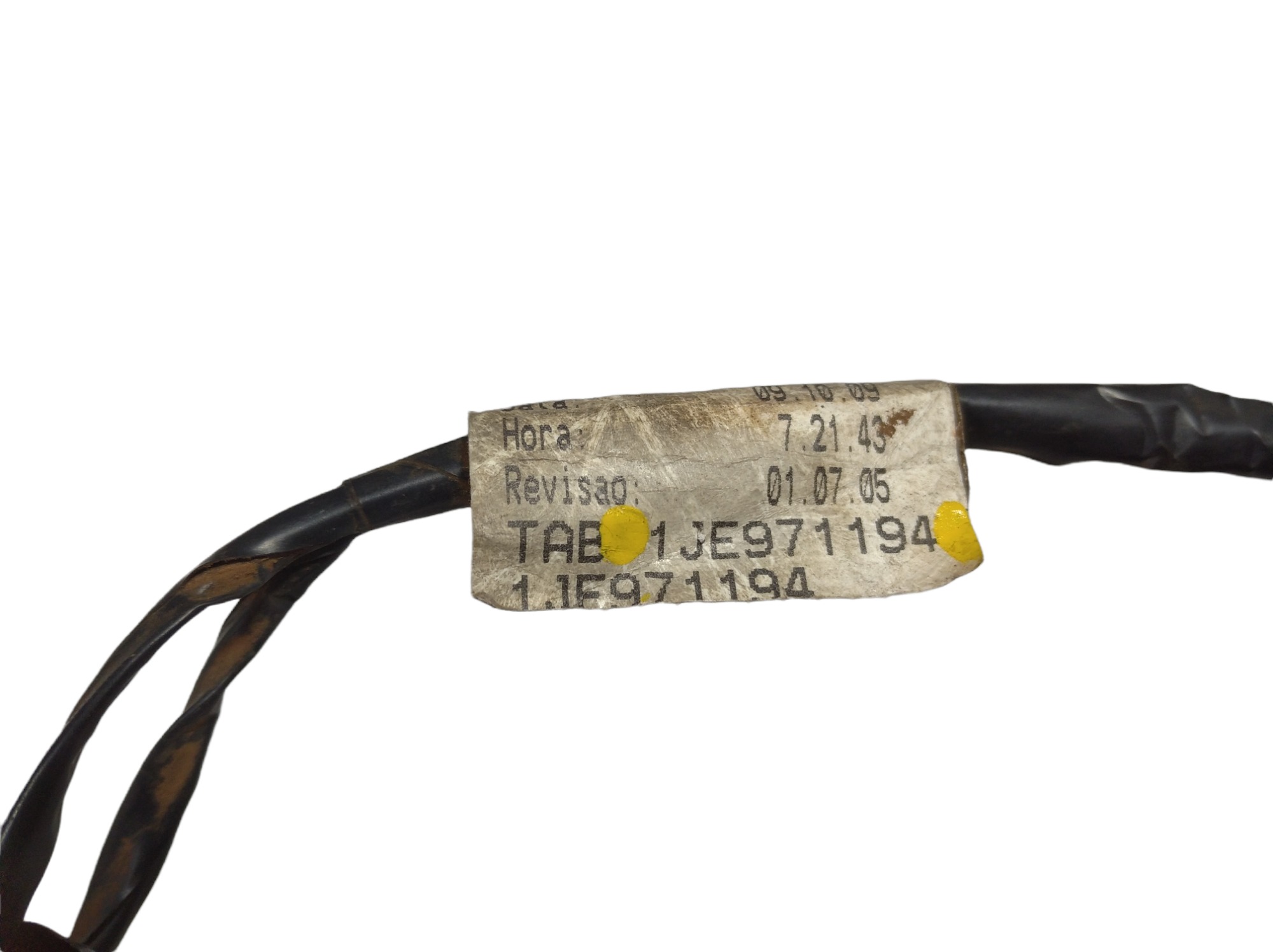 Chicote Luz Placa Traseira Vw Golf 1.6 Sportline 2009 V435 9