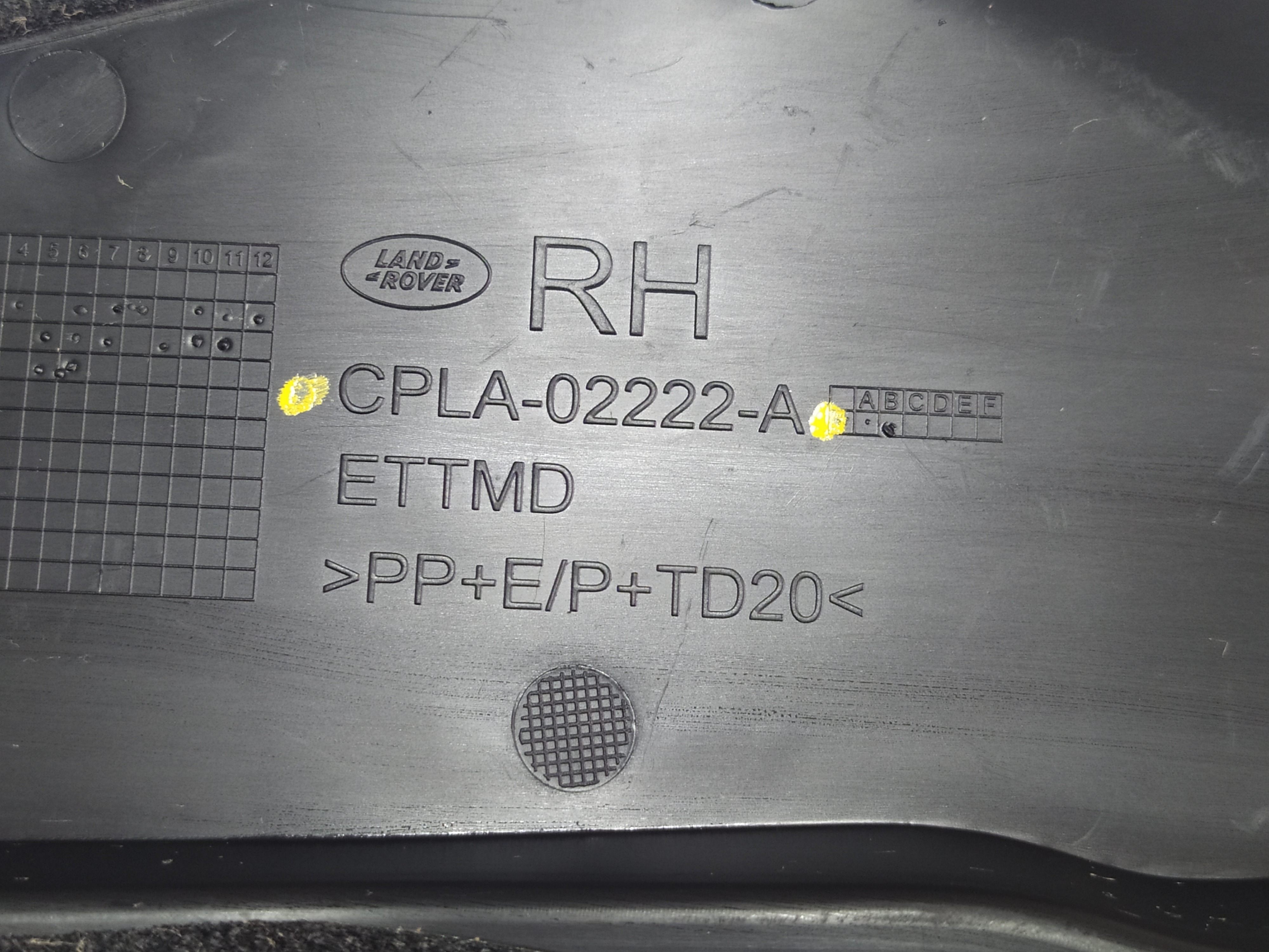 Moldura Painel Central Direito Range Rover Sport 3.0 V573 7