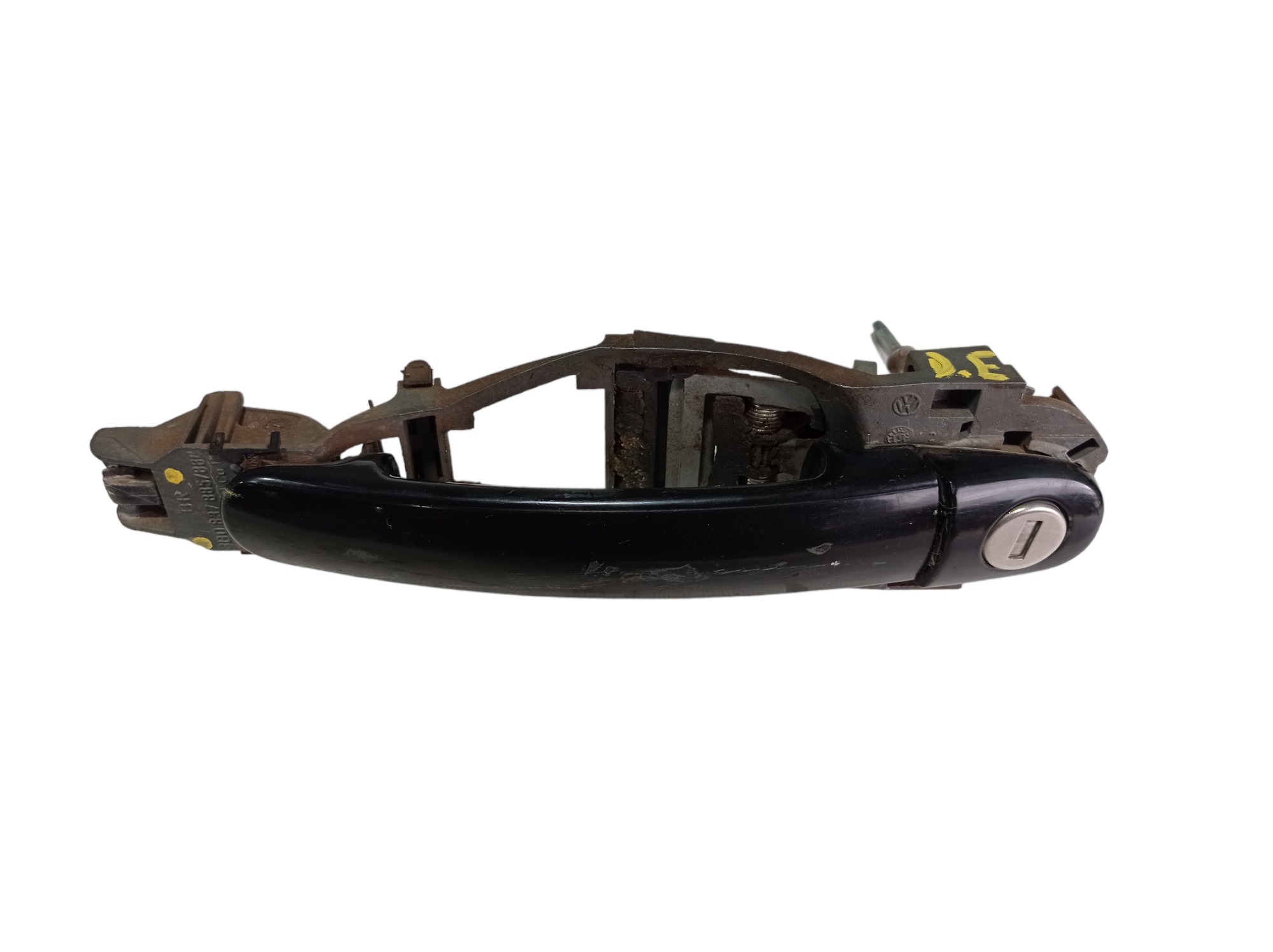 Maçaneta Externa Porta Dianteira Esquerda Vw Golf 08 V584 Preto Dianteira 5