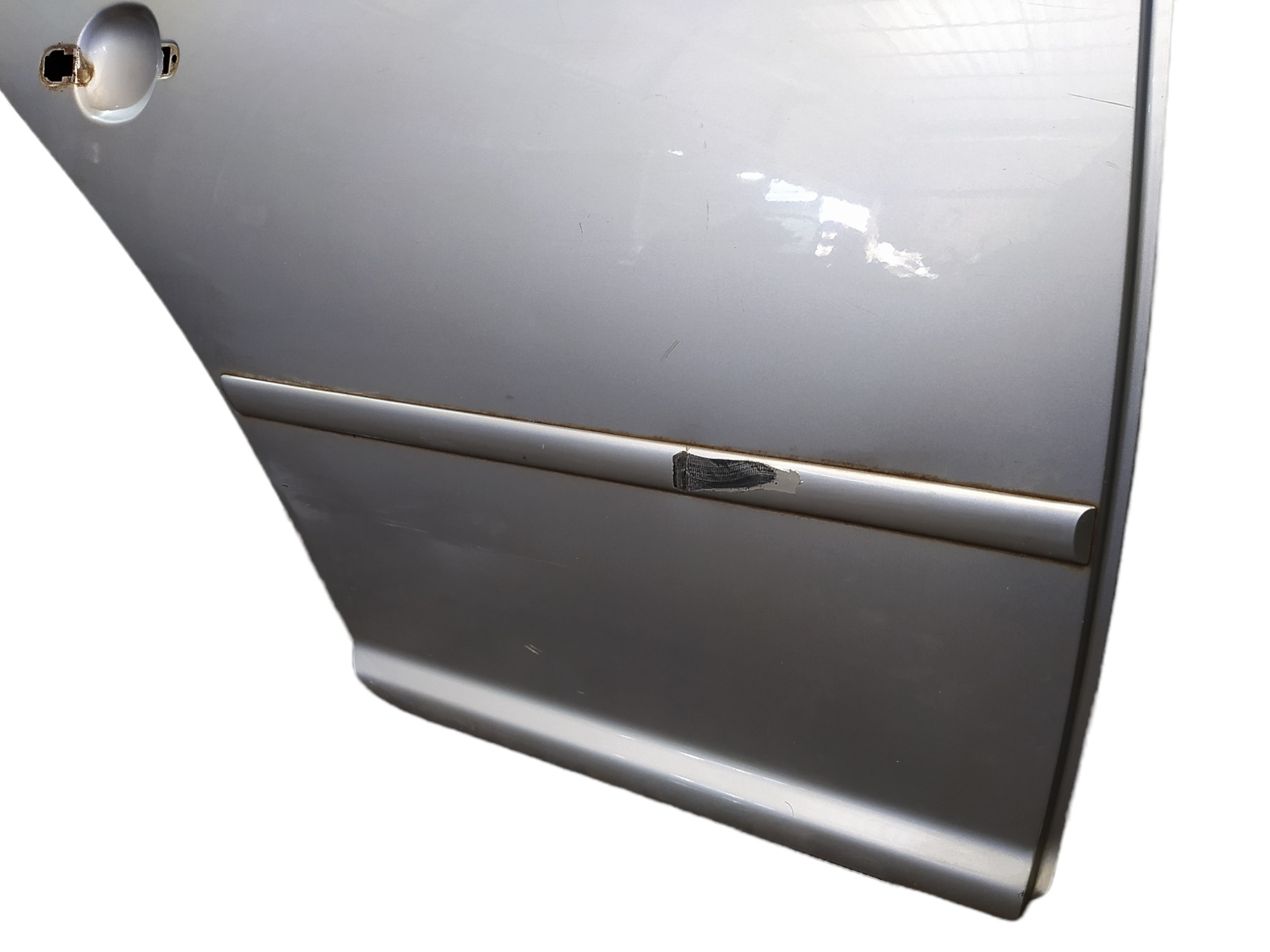 Porta Traseira Direita Vw Golf 2.0 2001 V454 Traseira Direito Prateado 5