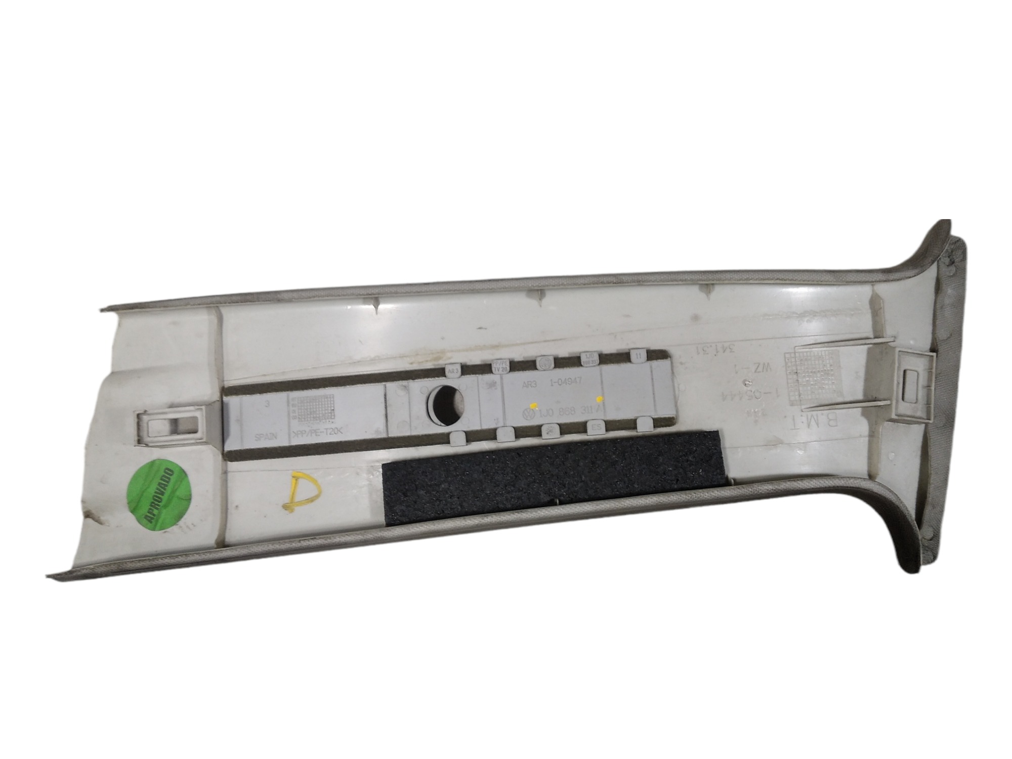 Moldura Coluna Central Direita Golf 99 2010 V317 1j0868311a 7