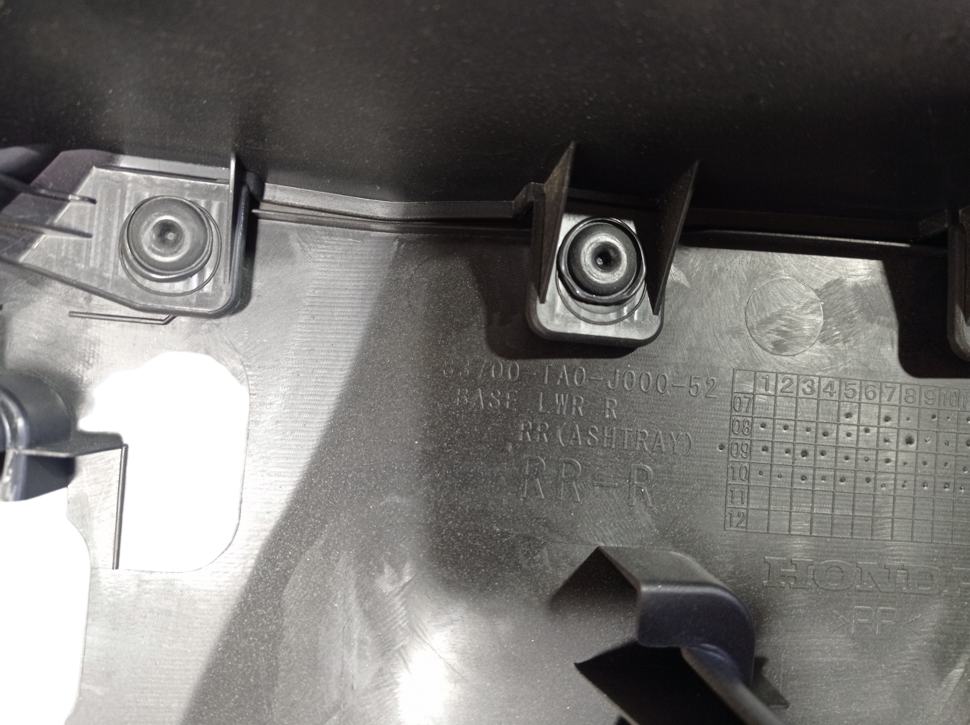 Forro Porta Traseira Direita Honda Accord 2.0 2011 V557 Preto 10