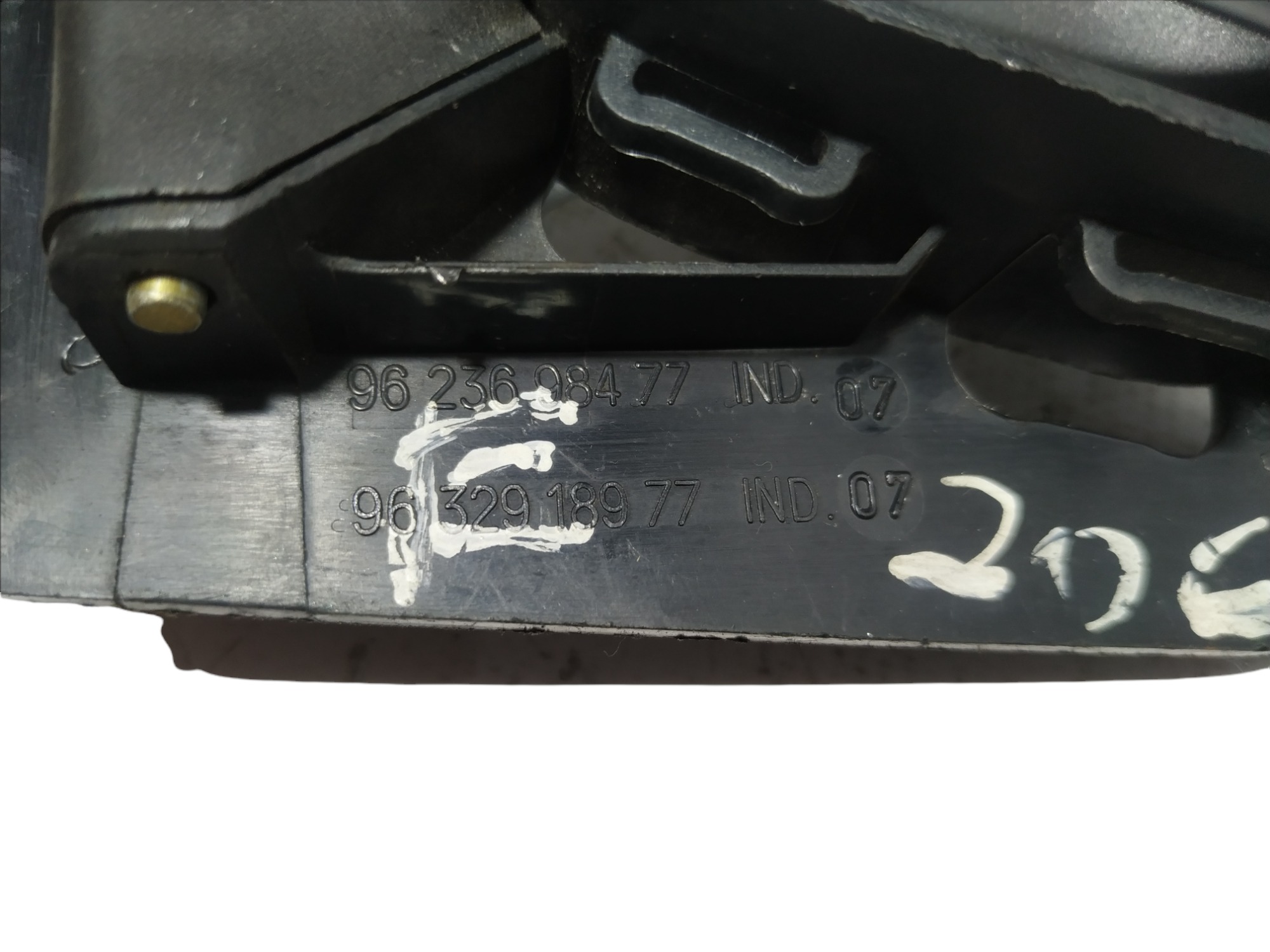 Maçaneta Interna Dianteira Esquerda Peugeot 206 2006 V33 Prateado 7
