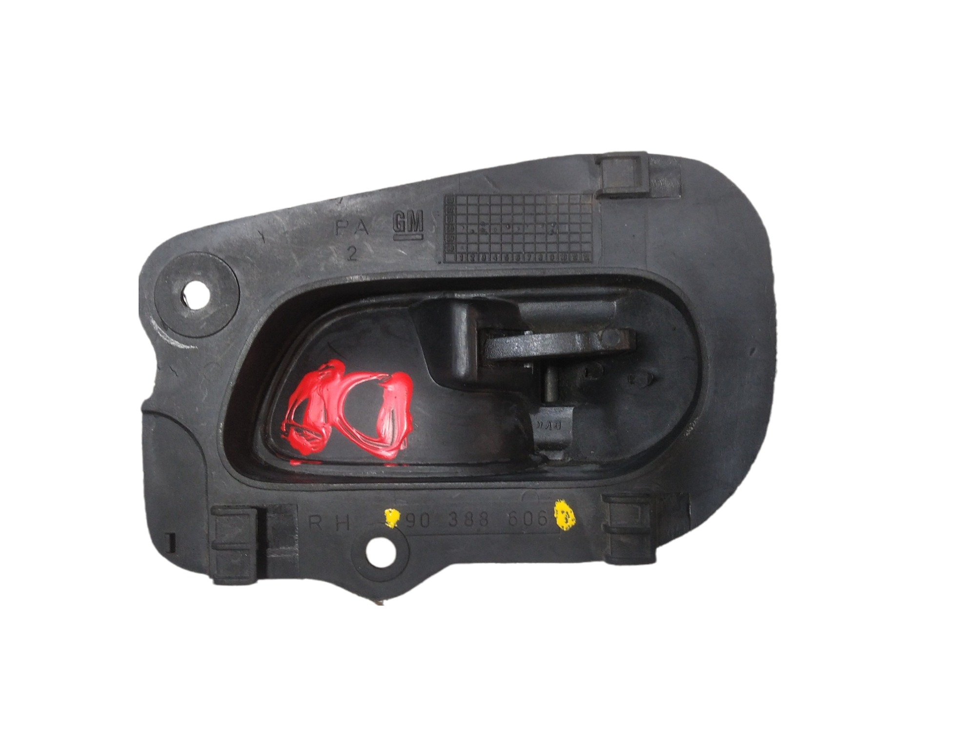 Maçaneta Interna Dianteira Direita Gm Corsa 1994 2005 Preto Dianteira 9