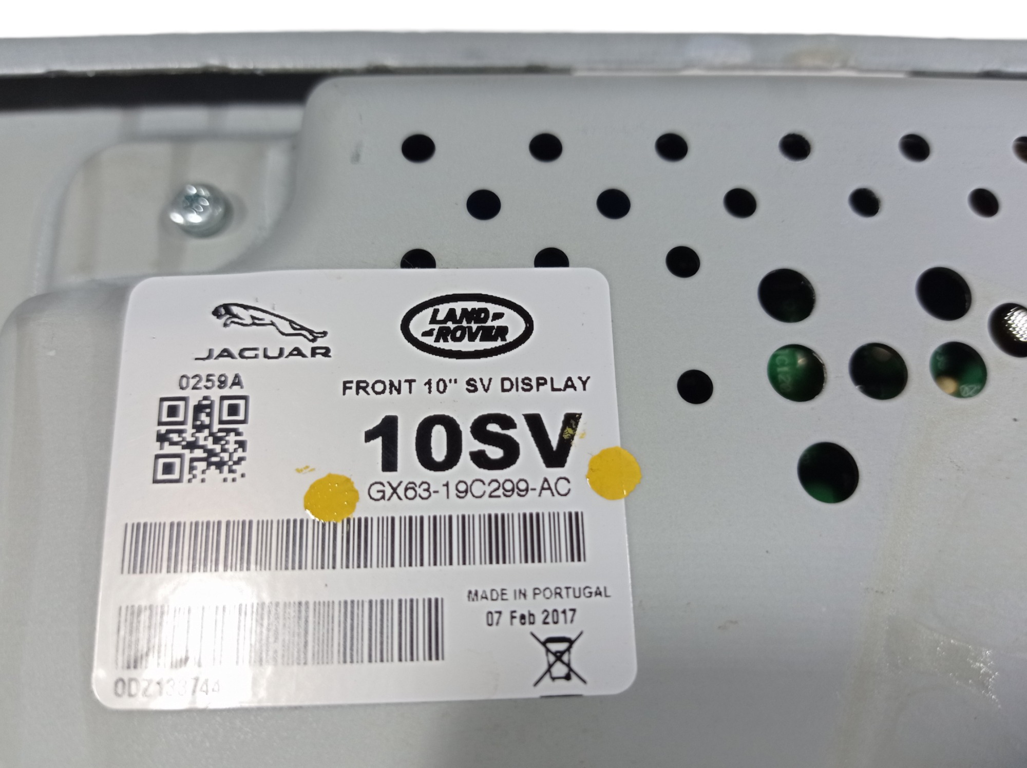 Tela Multimídia Range Rover Evoque 2017 Gx6319c299ac V548 8