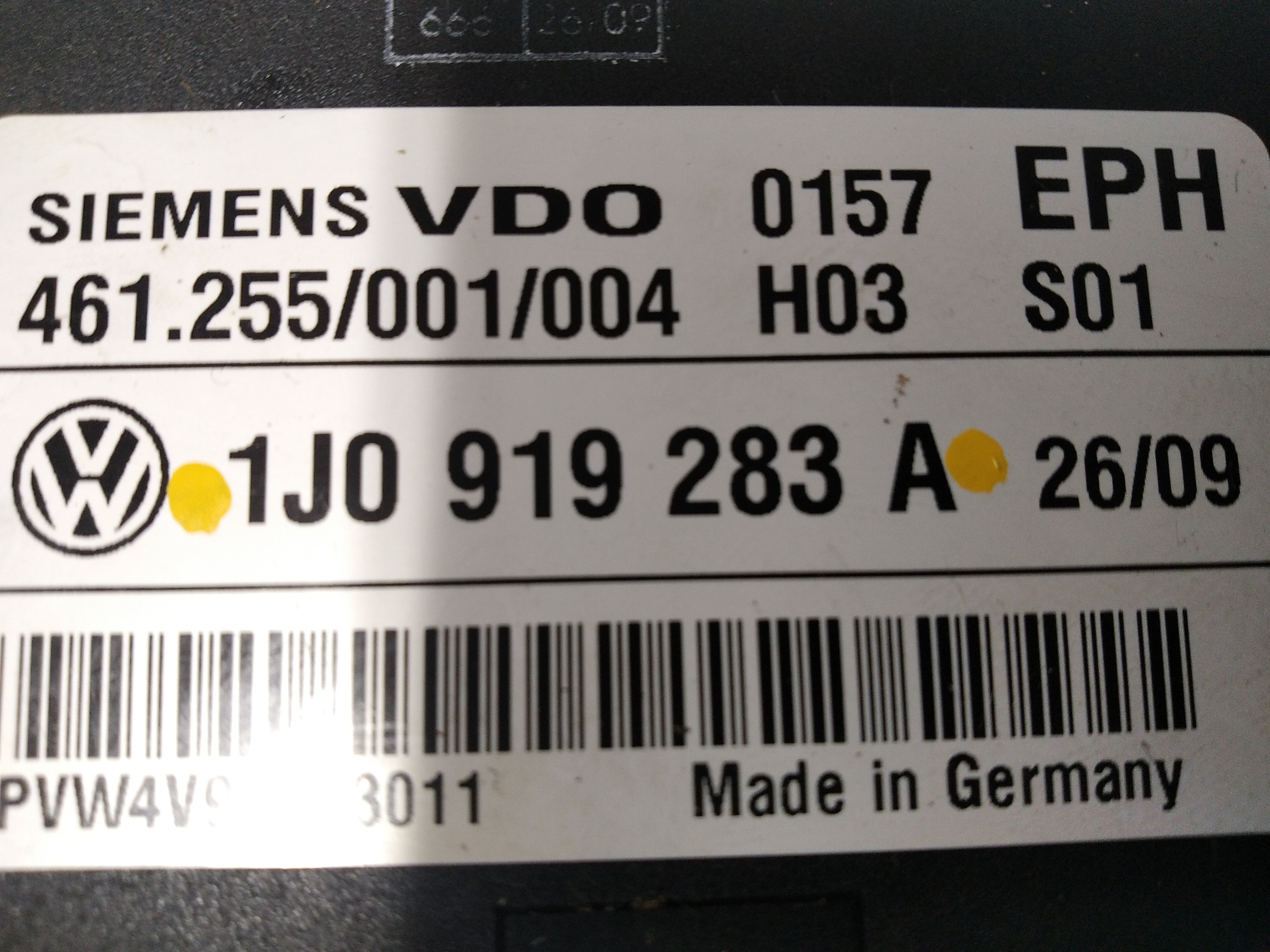 Modulo Estacionamento Vw Golf 2009 1j0919283a V435 7